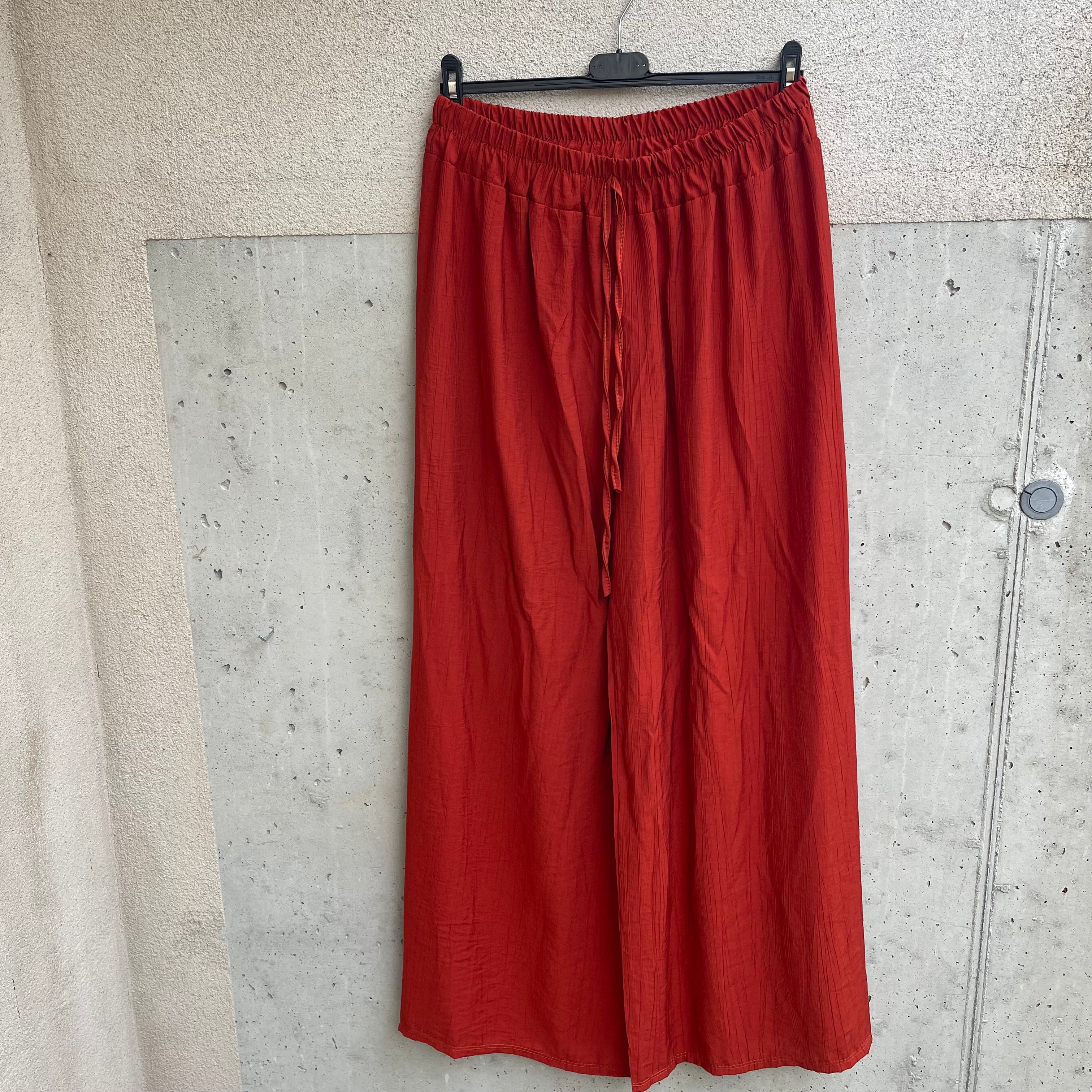 pantalone OVER palazzo crepè