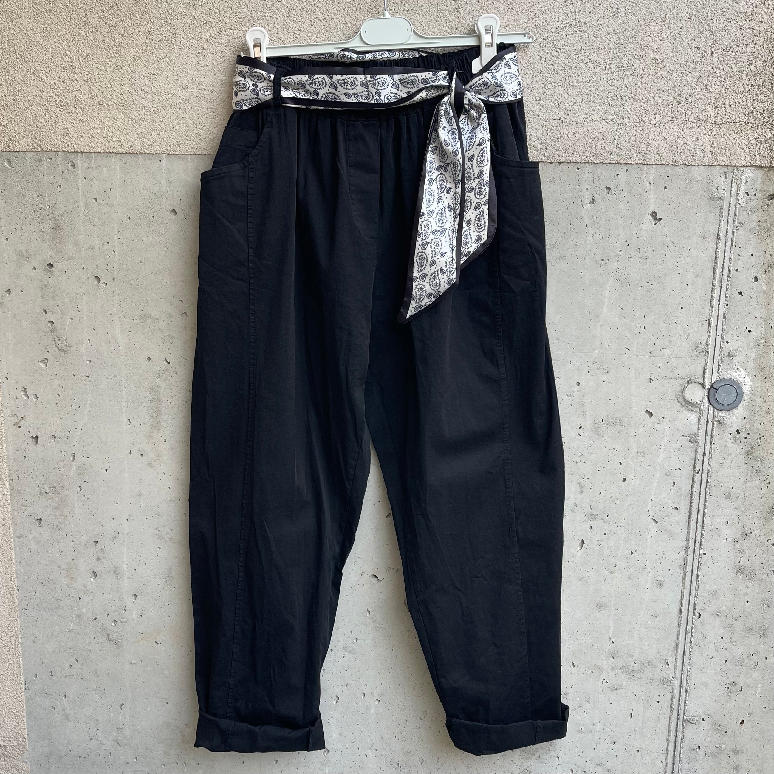 pantalone OVER tela fusciacchina