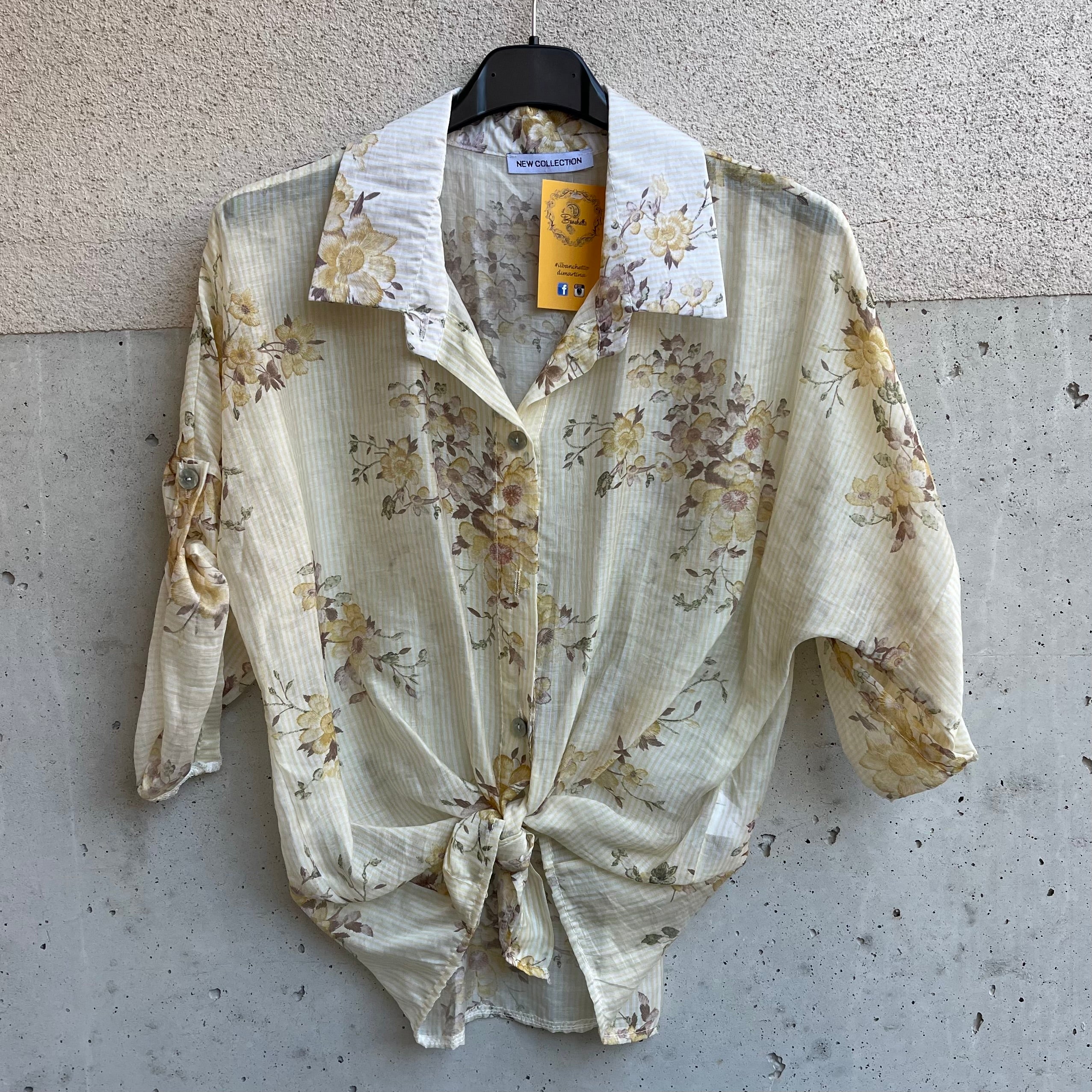 camicetta FIORI&RIGHINE