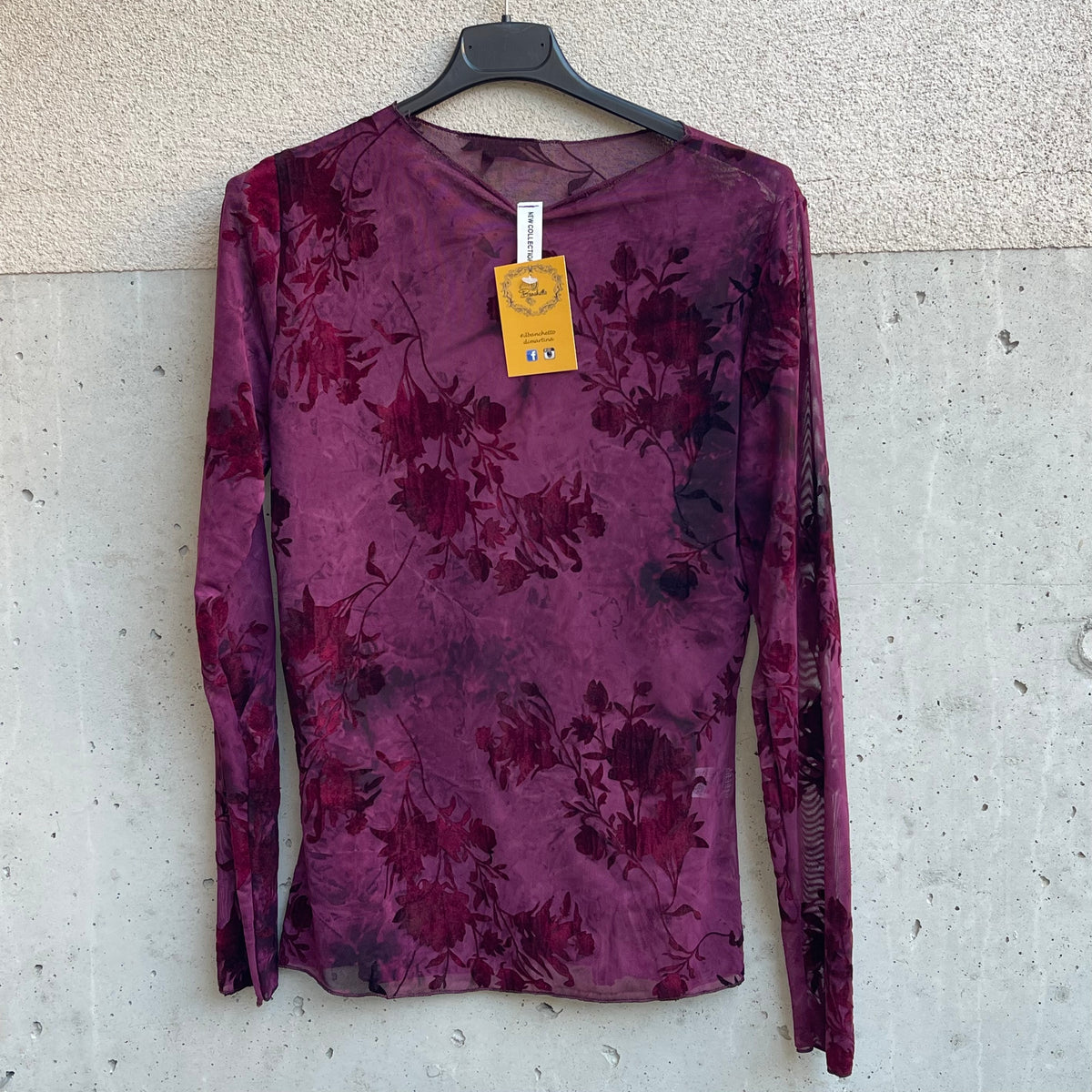 maglia FIORI vellutati