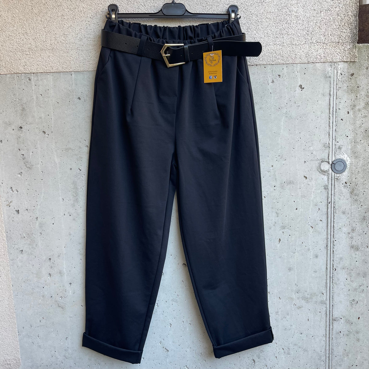 pantalone punto milano CINTURA