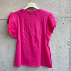 maglia LOVE sangallo perle paillettes