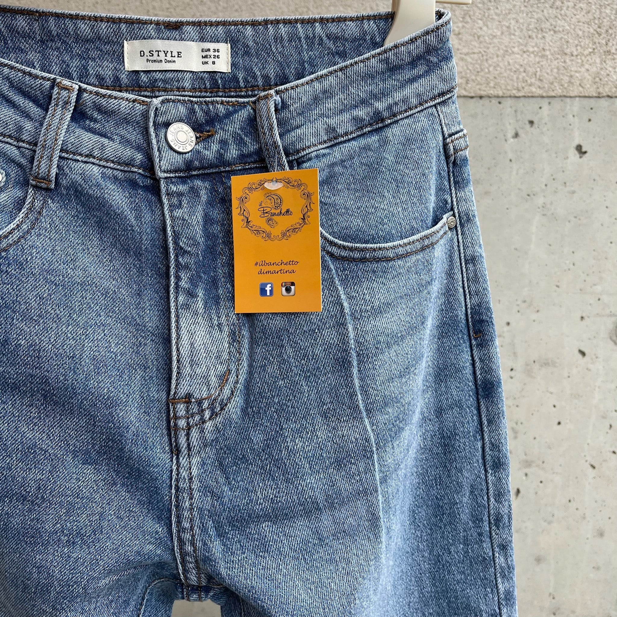 jeans DRITTO CORTINO