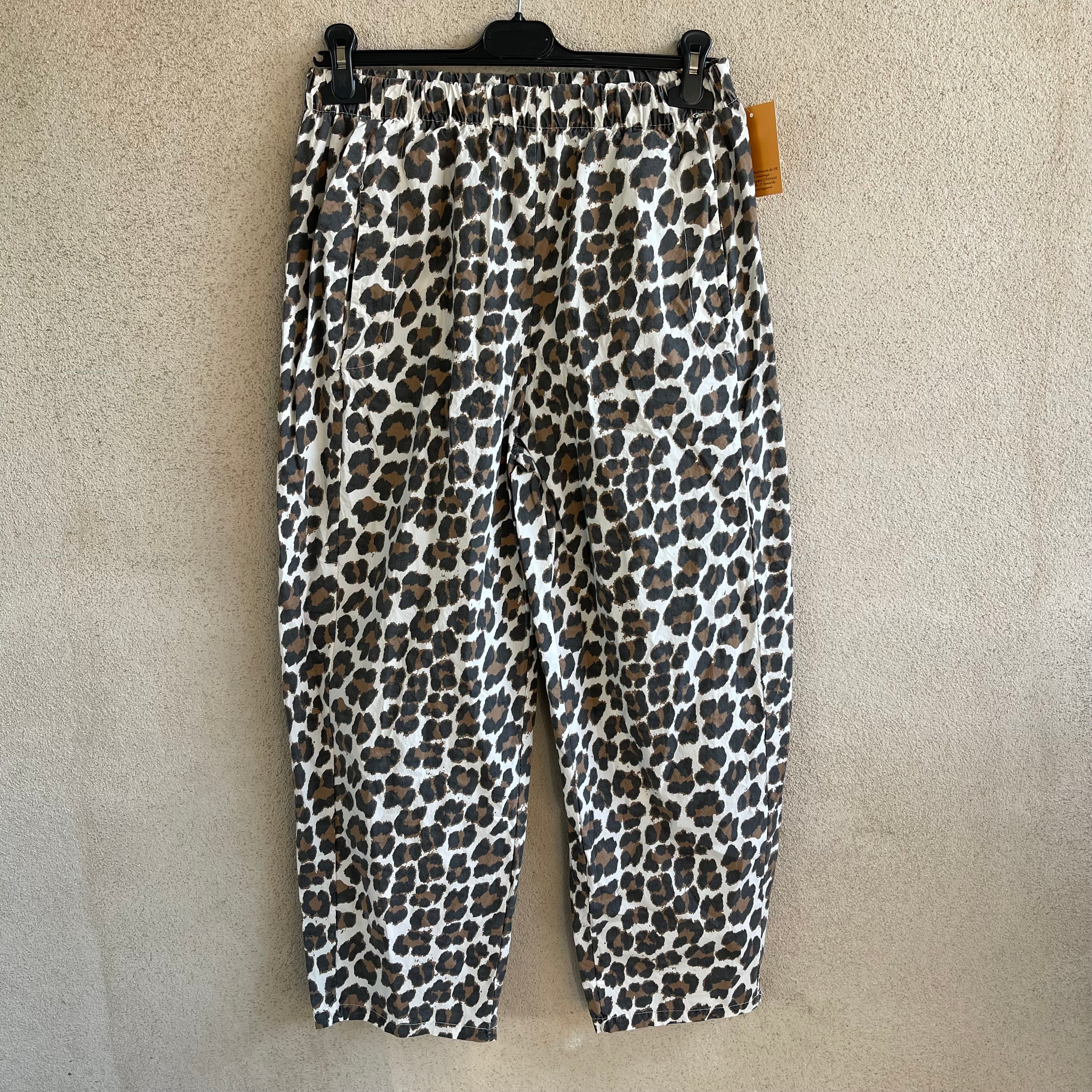pantalone BARREL maculato