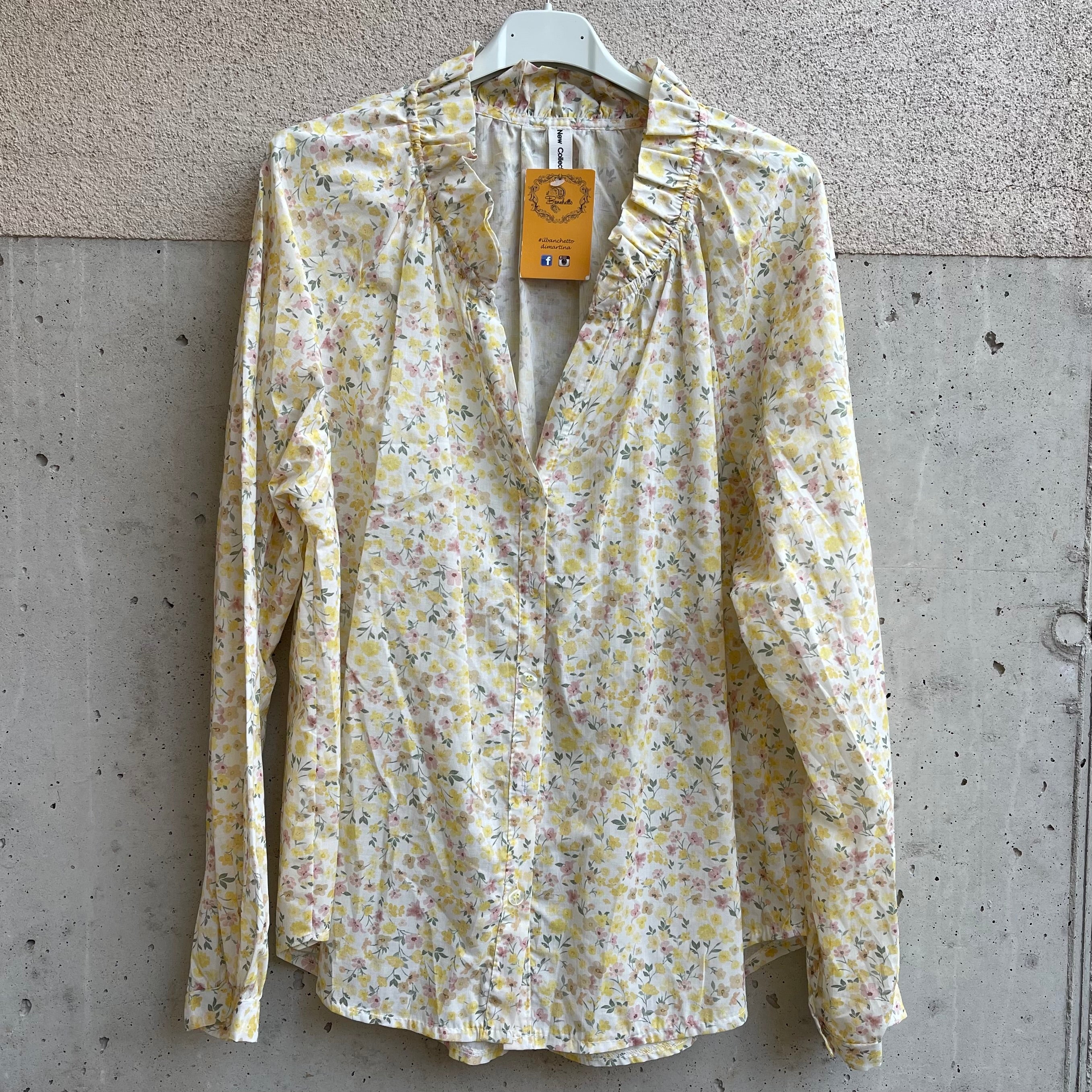 camicia cotone FIORELLINI