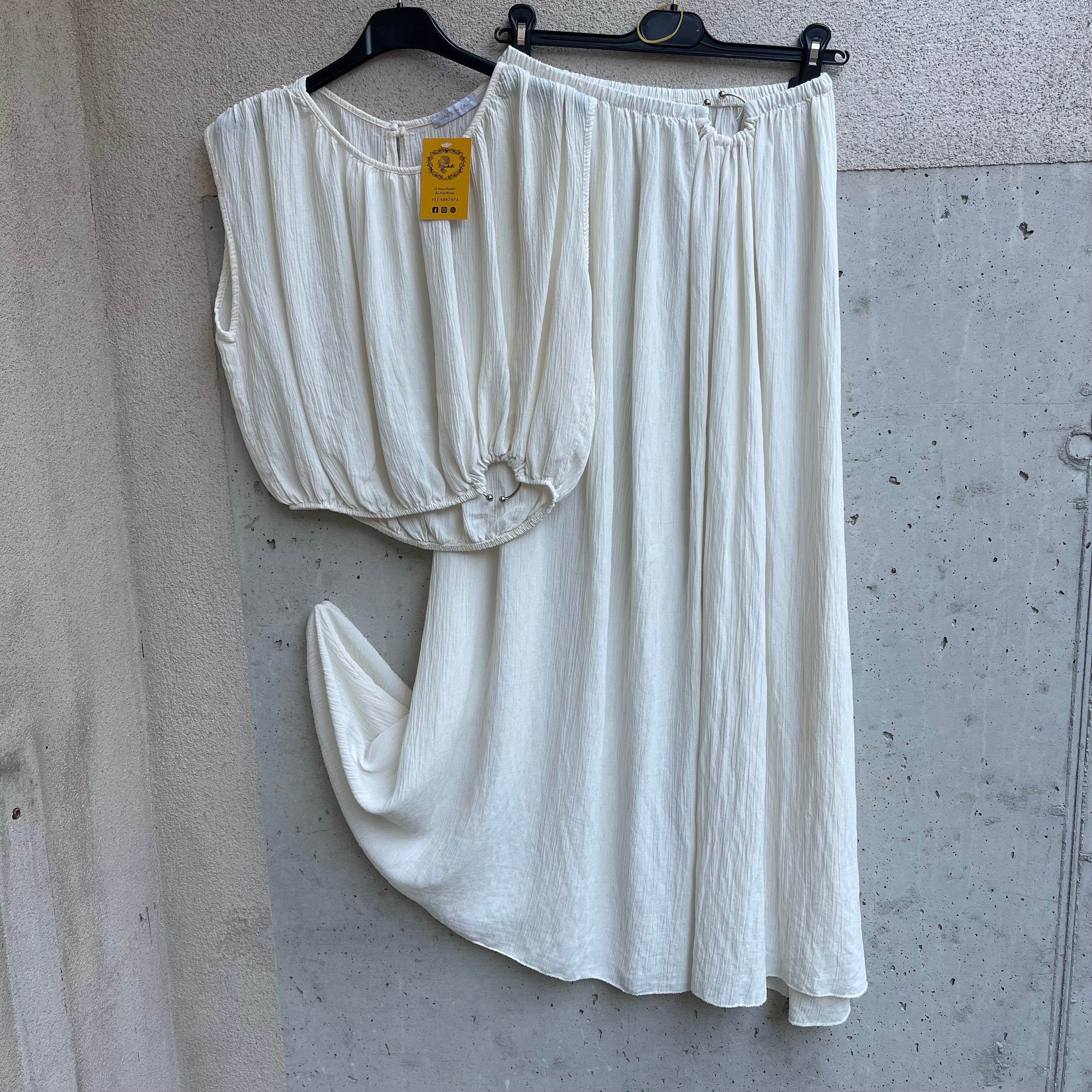 coordinato top&gonna con GIOIELLO