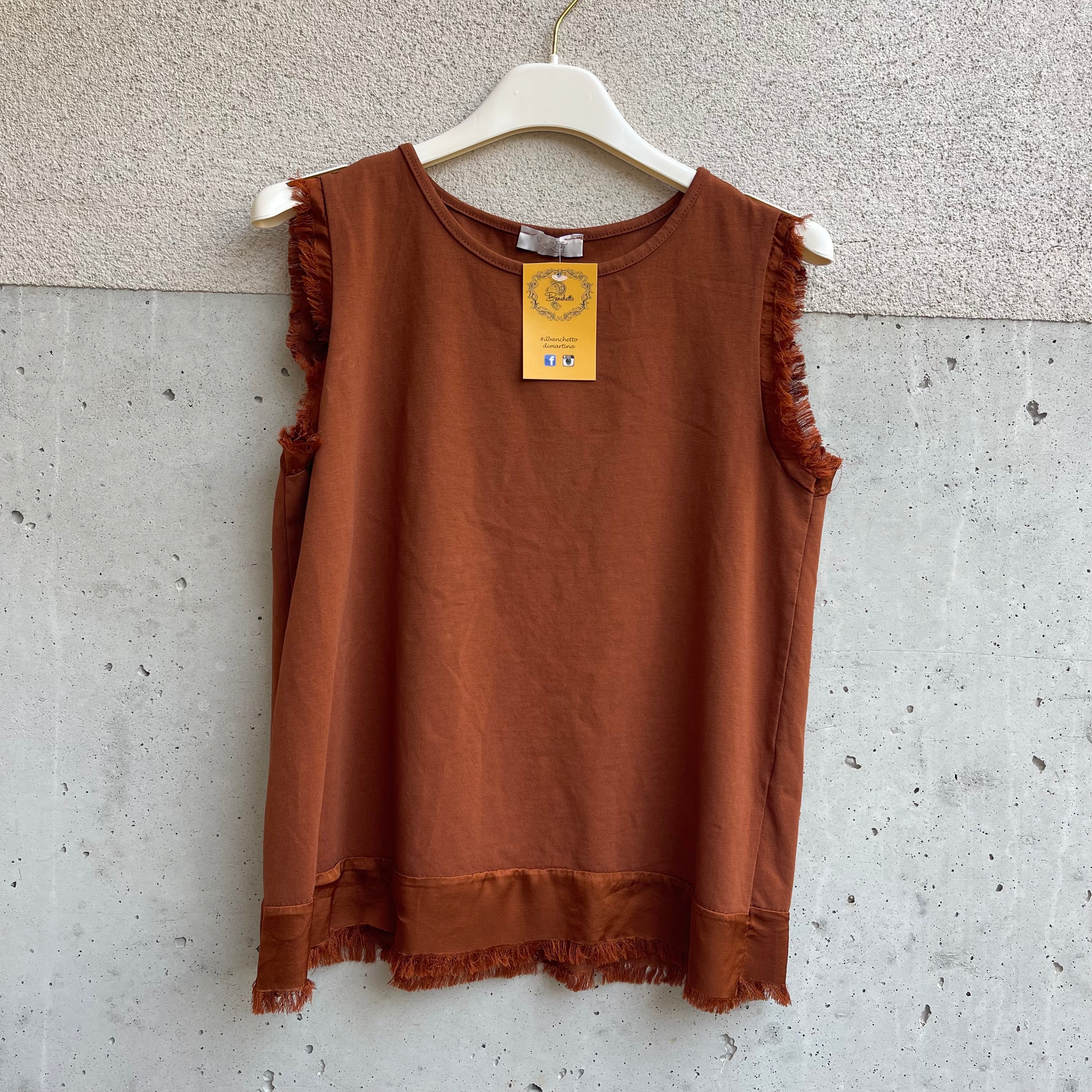 canottina cotone FRANGETTINA