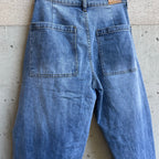 jeans blu tasca squadrata