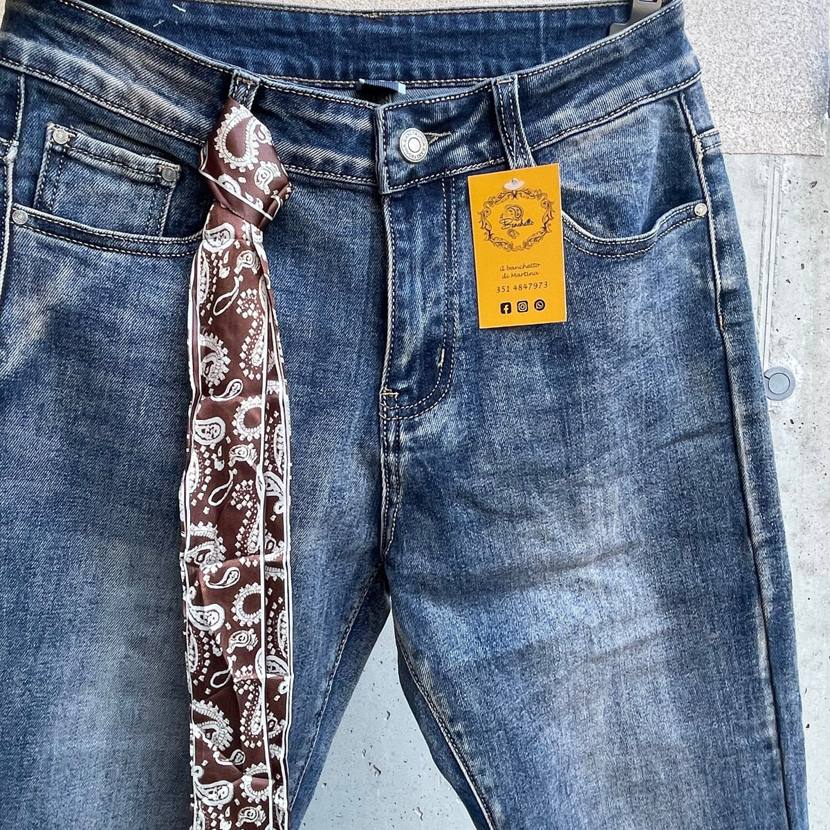 JEANS con fusciacchina