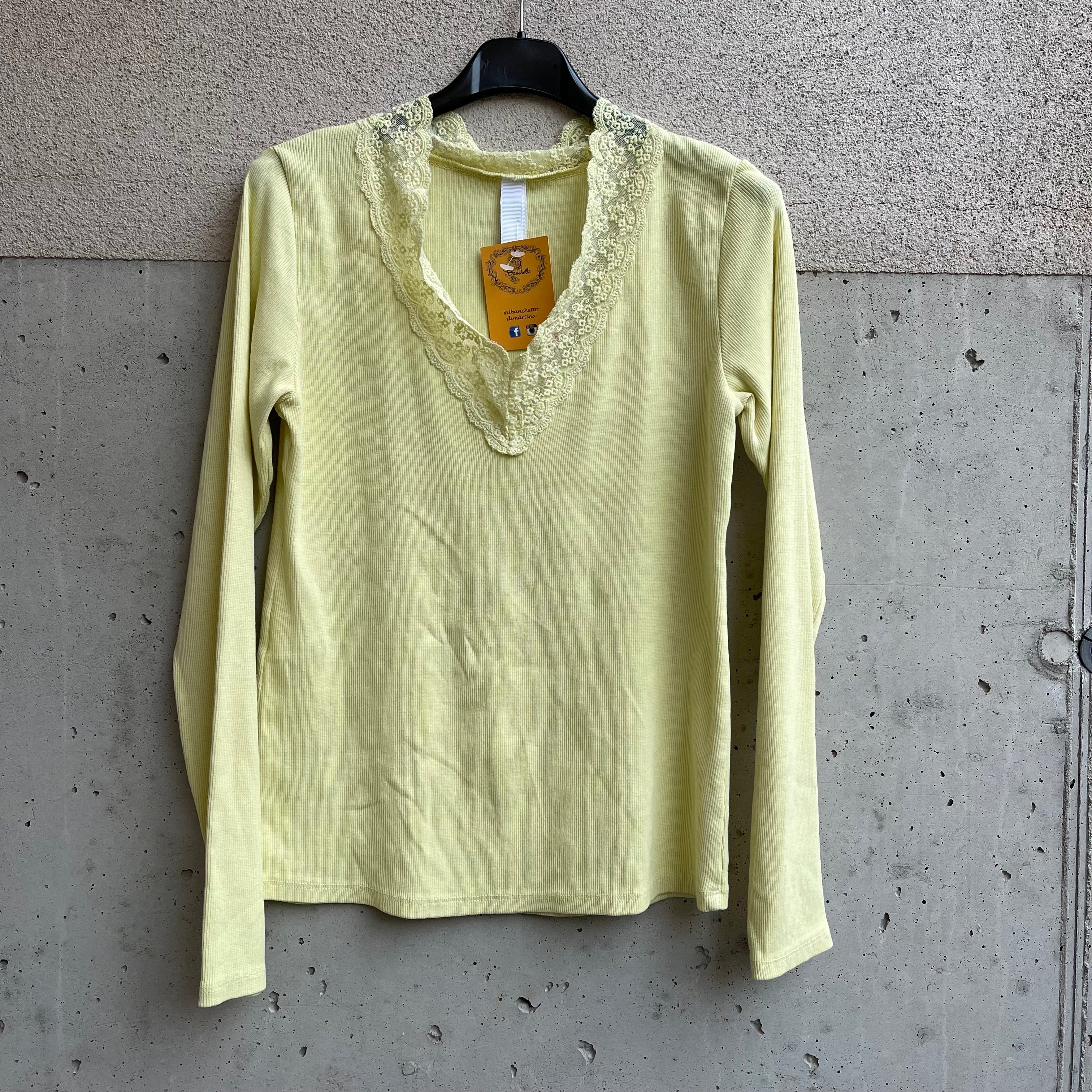 maglia V pizzo