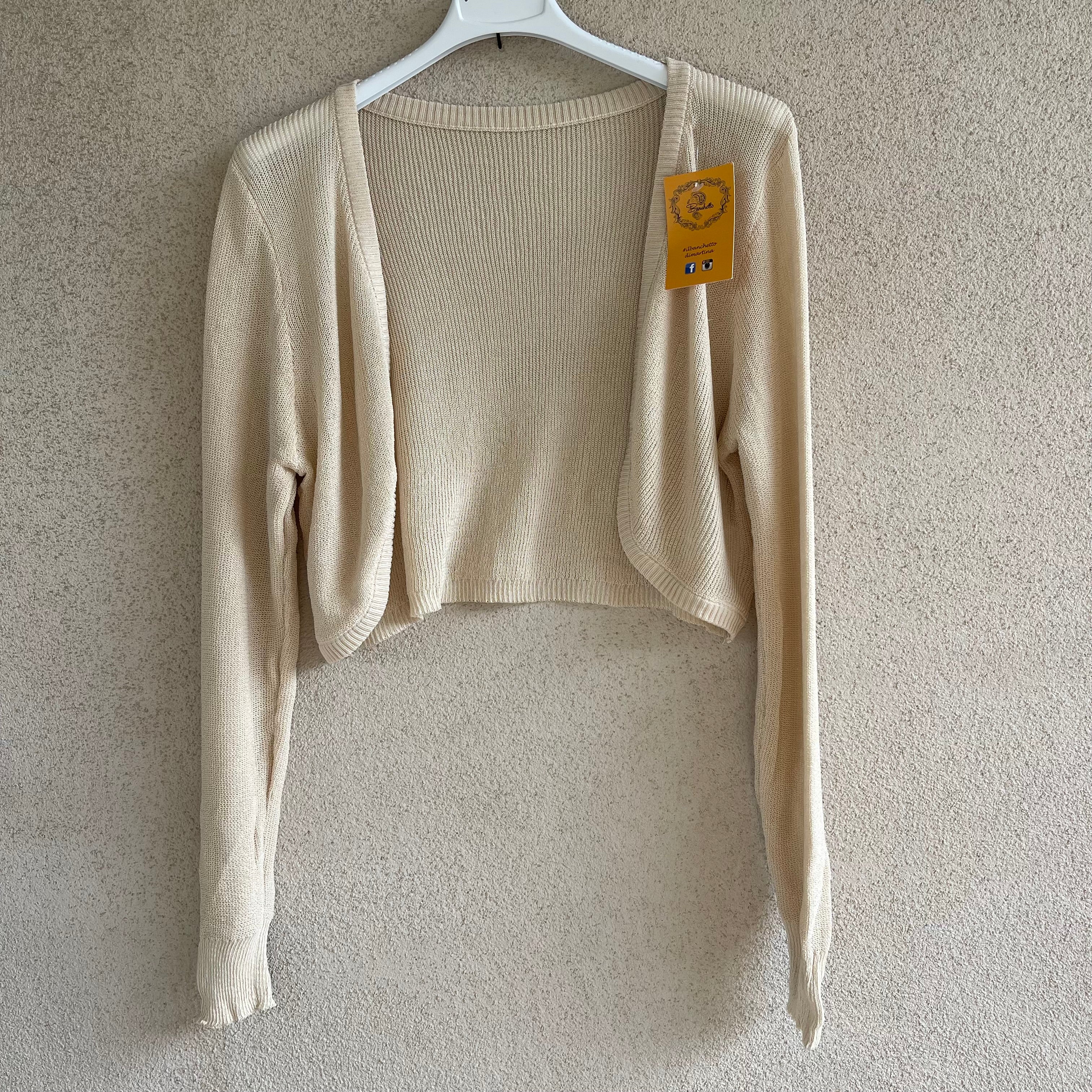 golfino CROP manica lunga