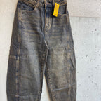 jeans BARREL marrone vintage