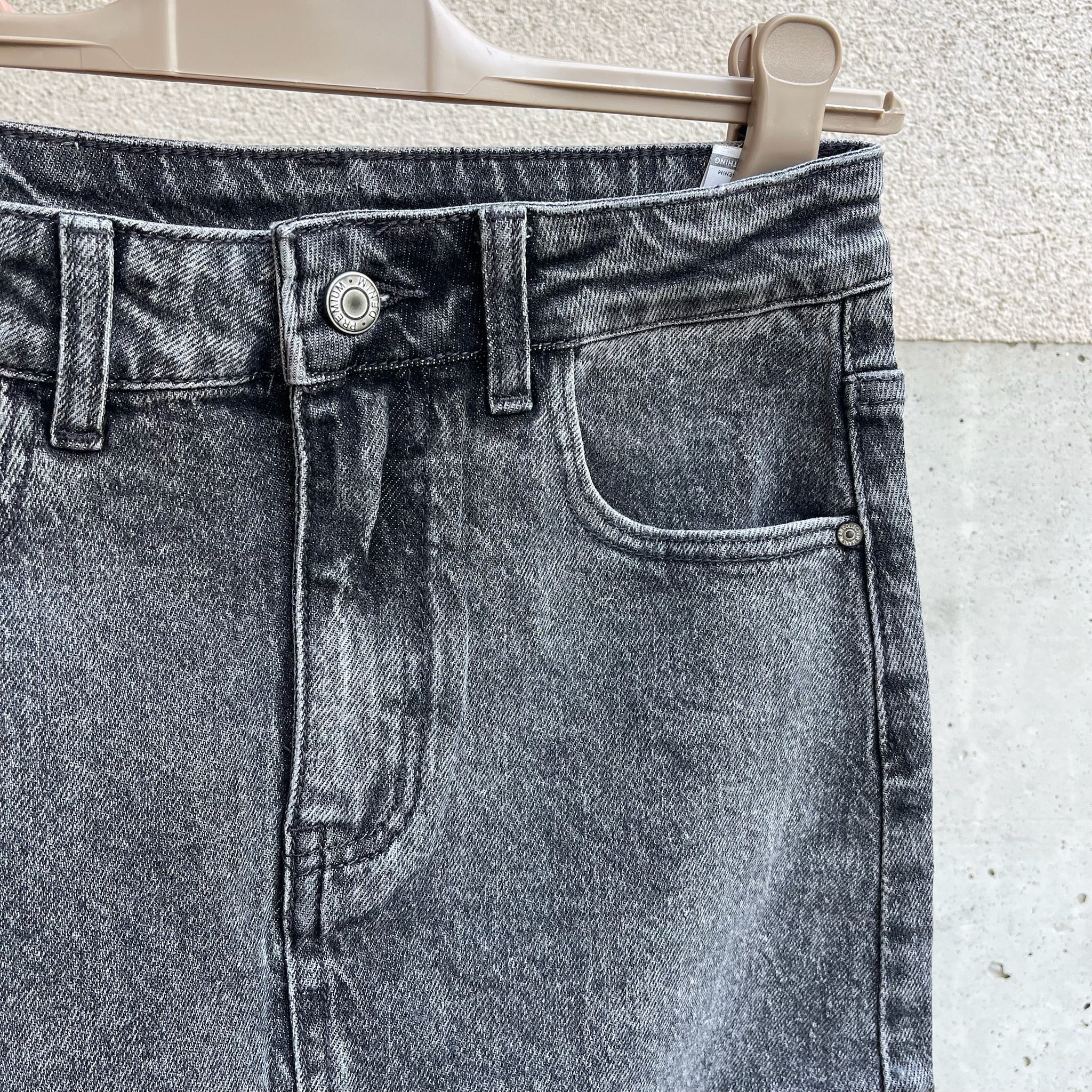 Gonna jeans GRIGIO FUMO