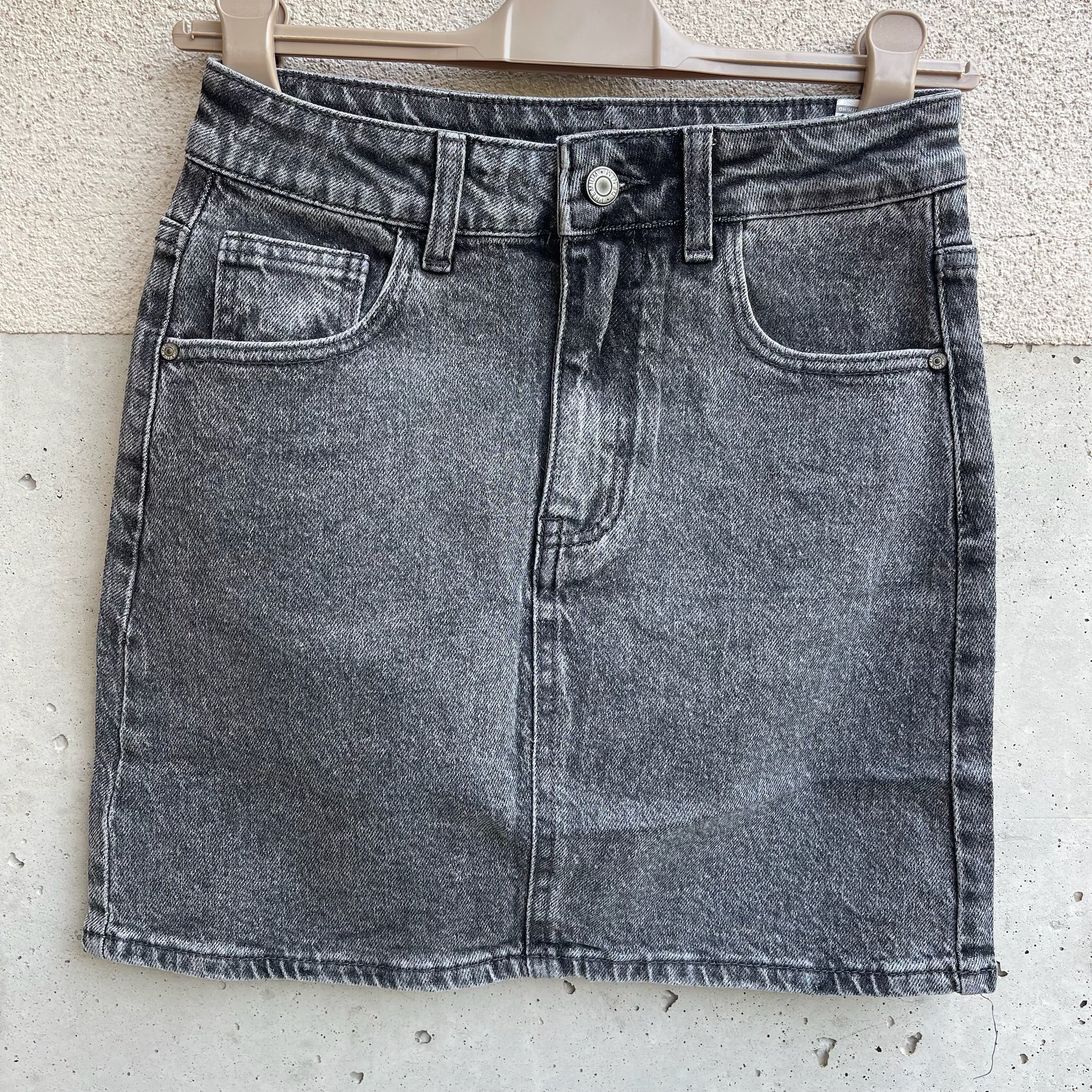 Gonna jeans GRIGIO FUMO