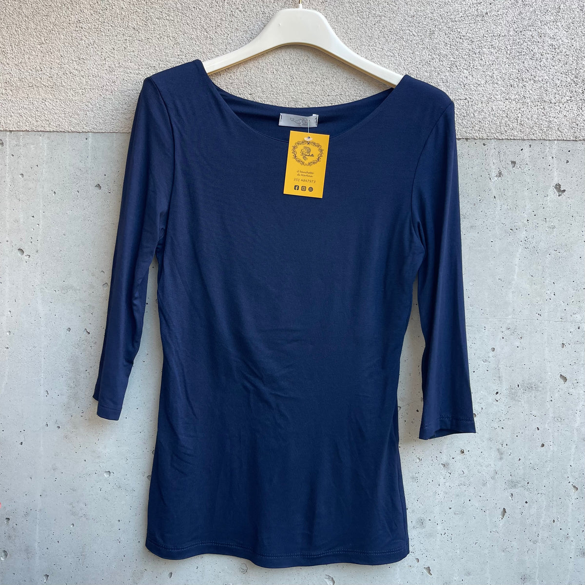 maglia BASIC girocollo manica 3/4