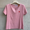 t-shirt CUORICINO ricamato