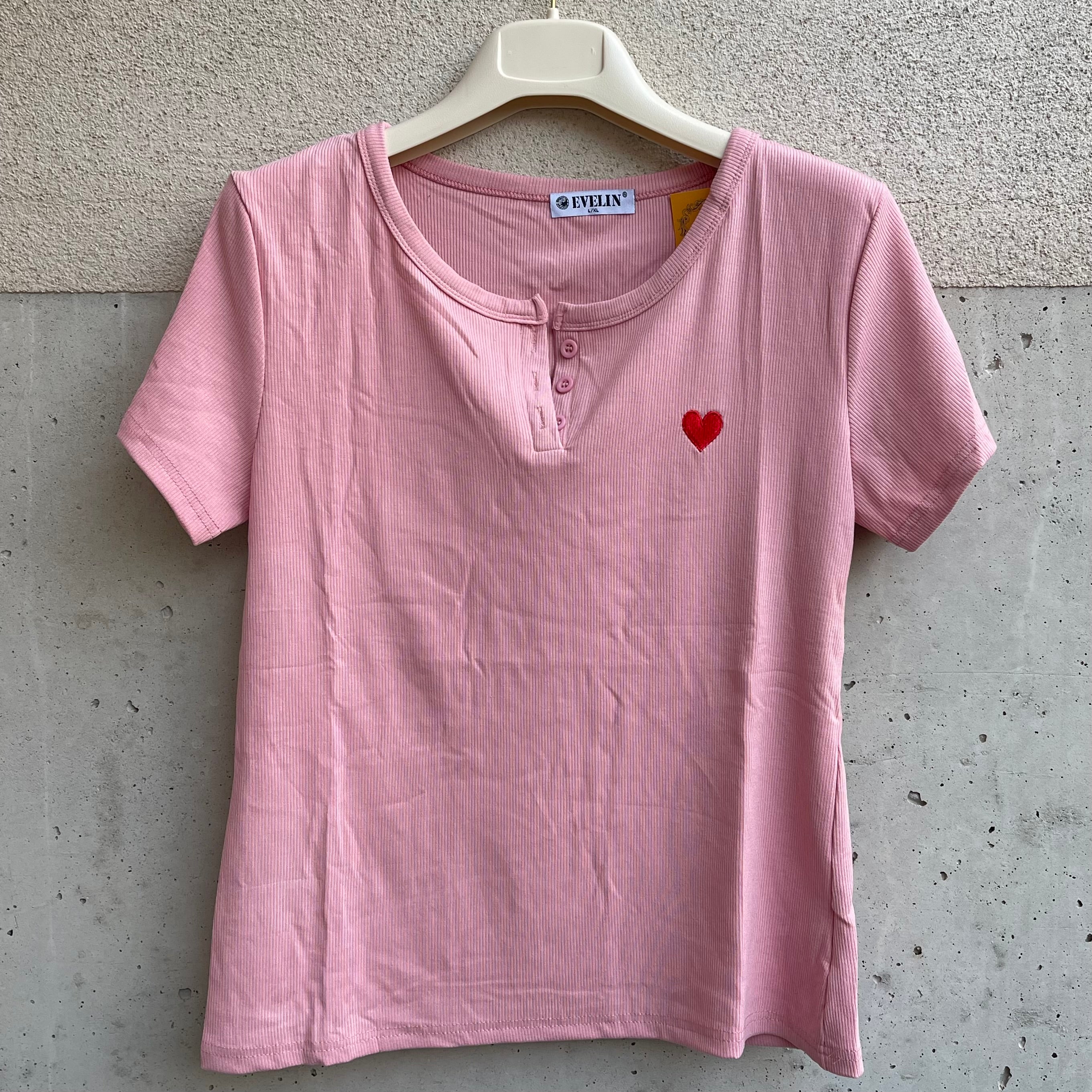 t-shirt CUORICINO ricamato