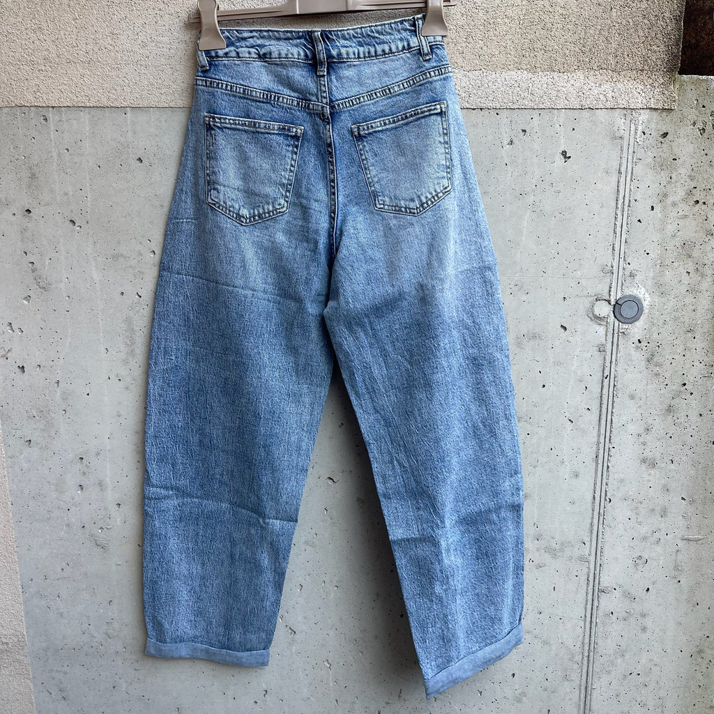 Jeans BALOON blu leggermente slavato