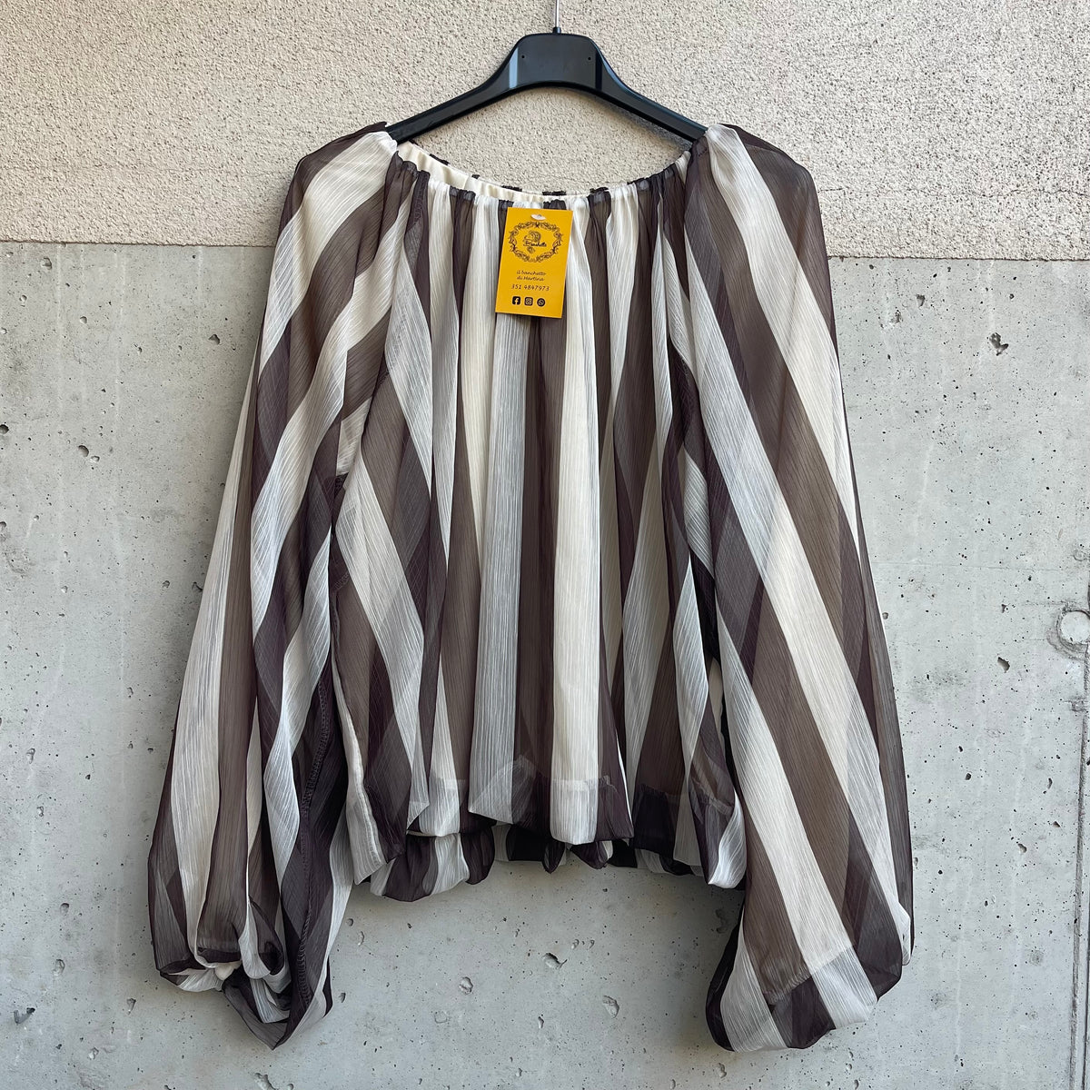 camicia RIGHE chiffon