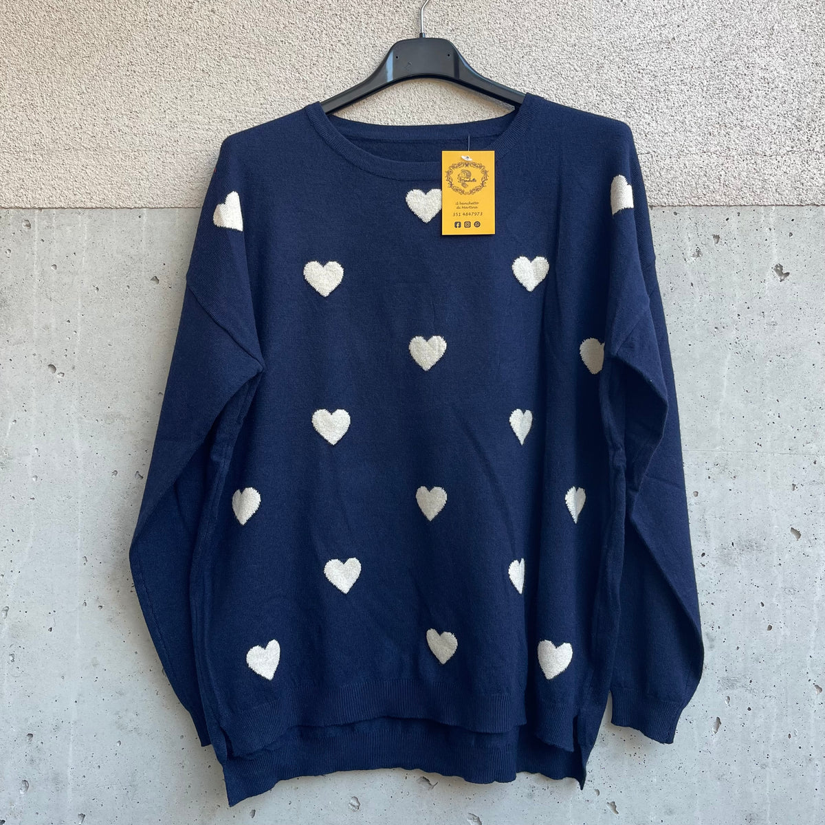 maglioncino CUORE ricamato