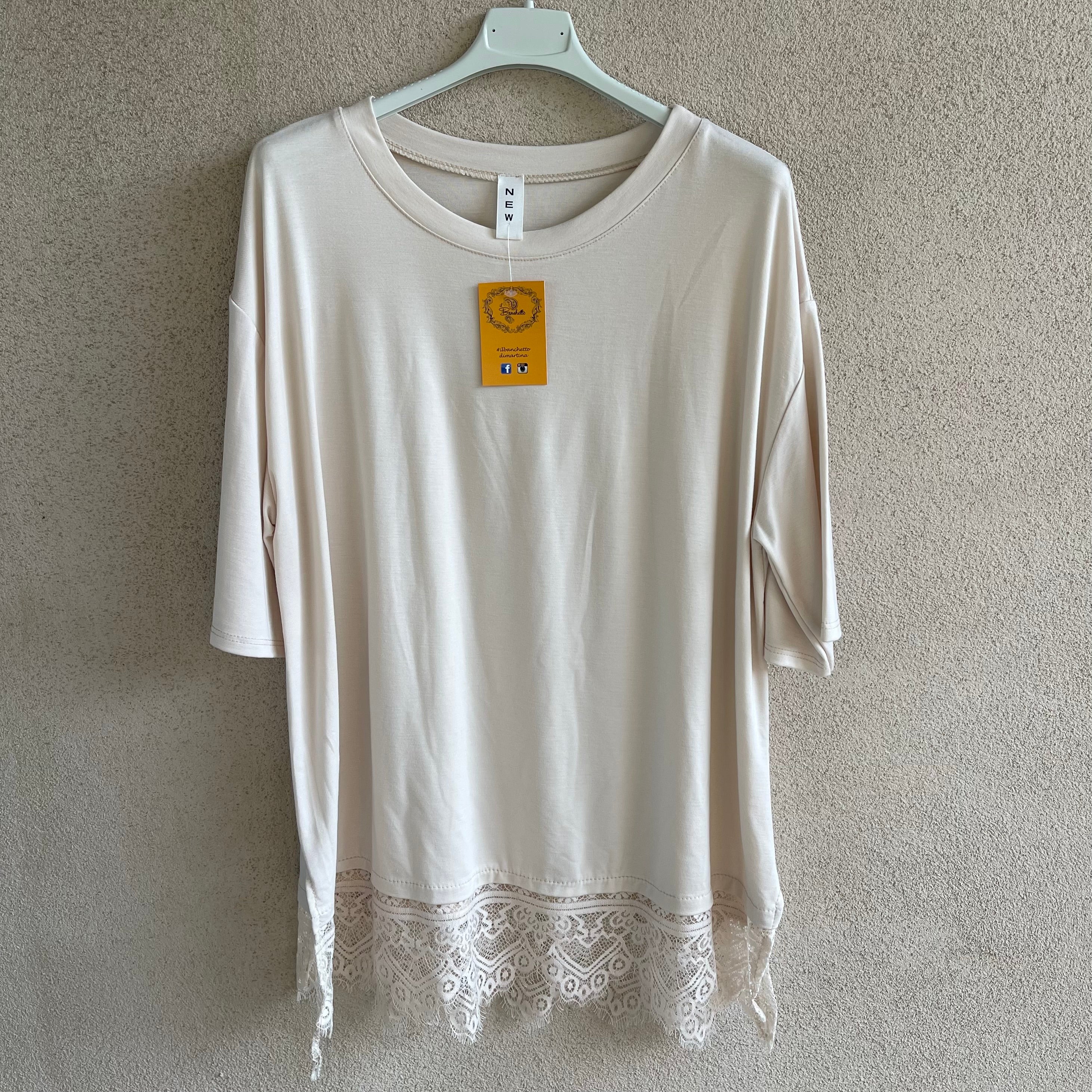 maglia over FONDO IN PIZZO