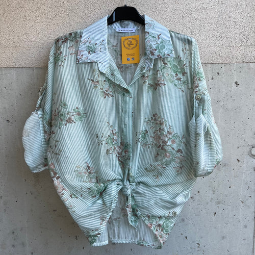 camicetta FIORI&RIGHINE