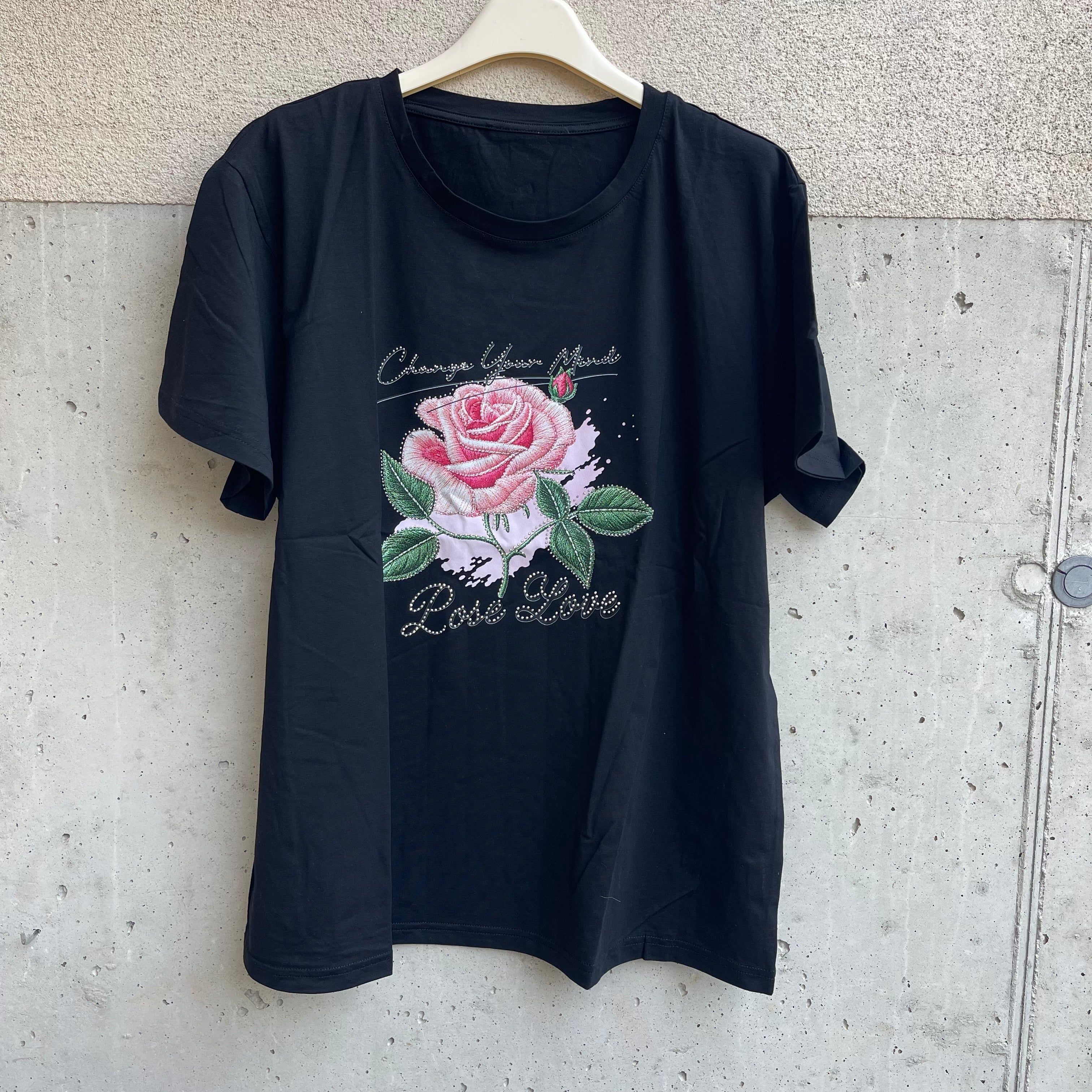 t-shirt OVER fiore