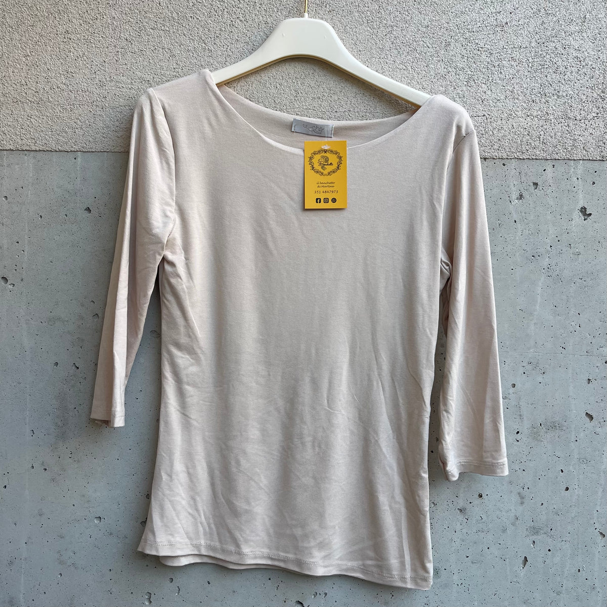 maglia BASIC girocollo manica 3/4