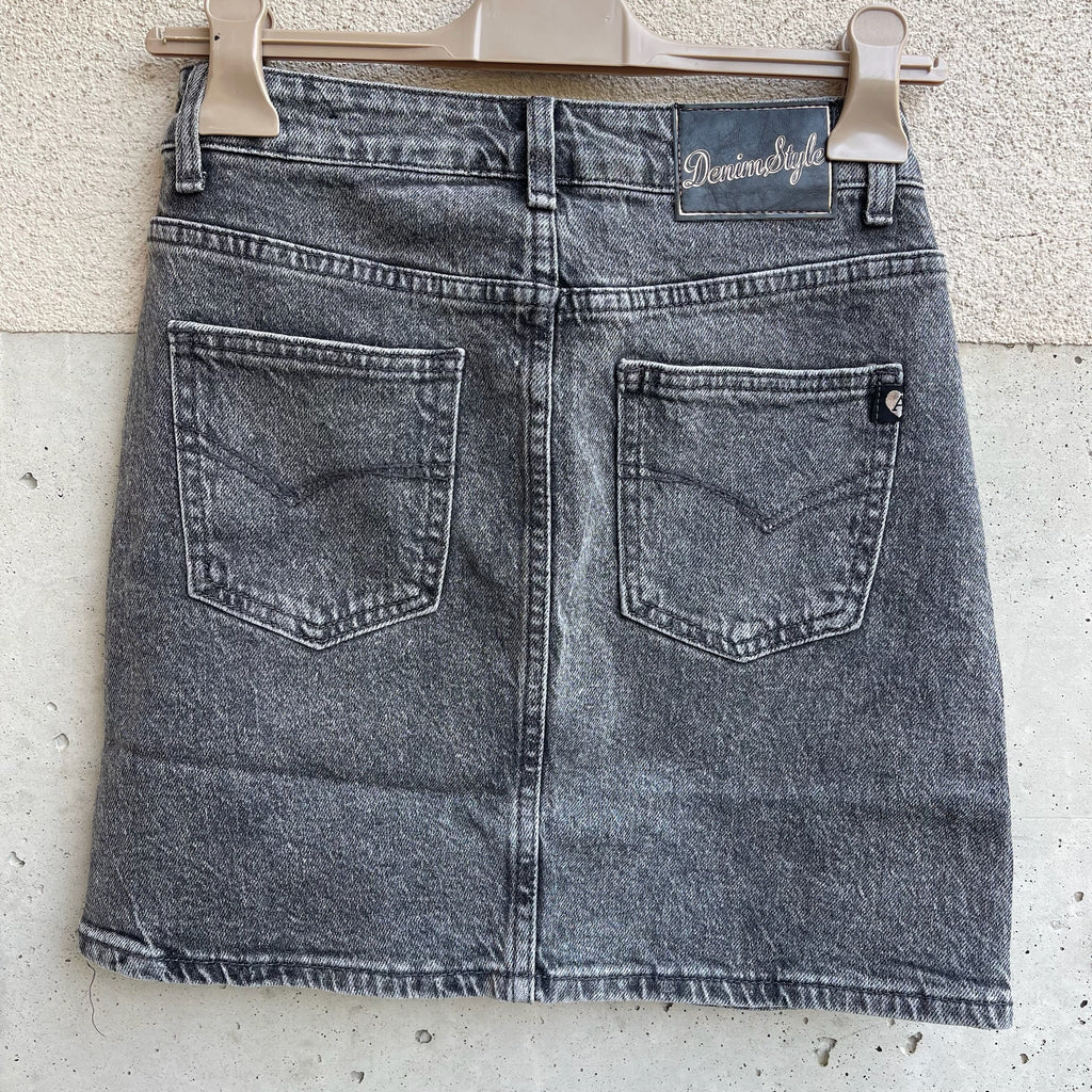 Gonna jeans GRIGIO FUMO