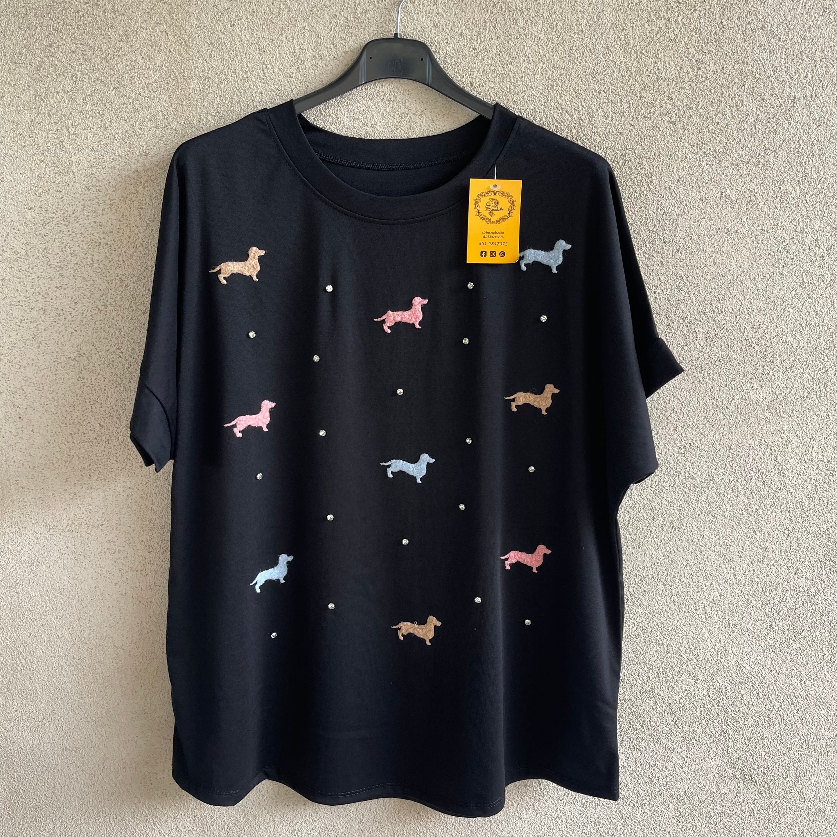 t-shirt CAGNOLINI&STRASS