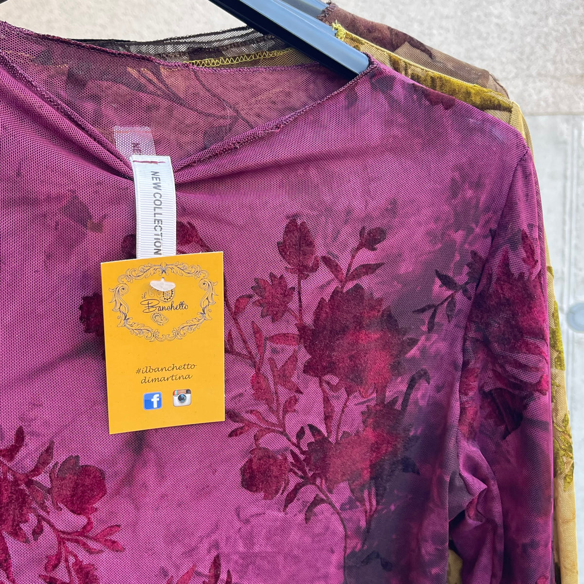 maglia FIORI vellutati