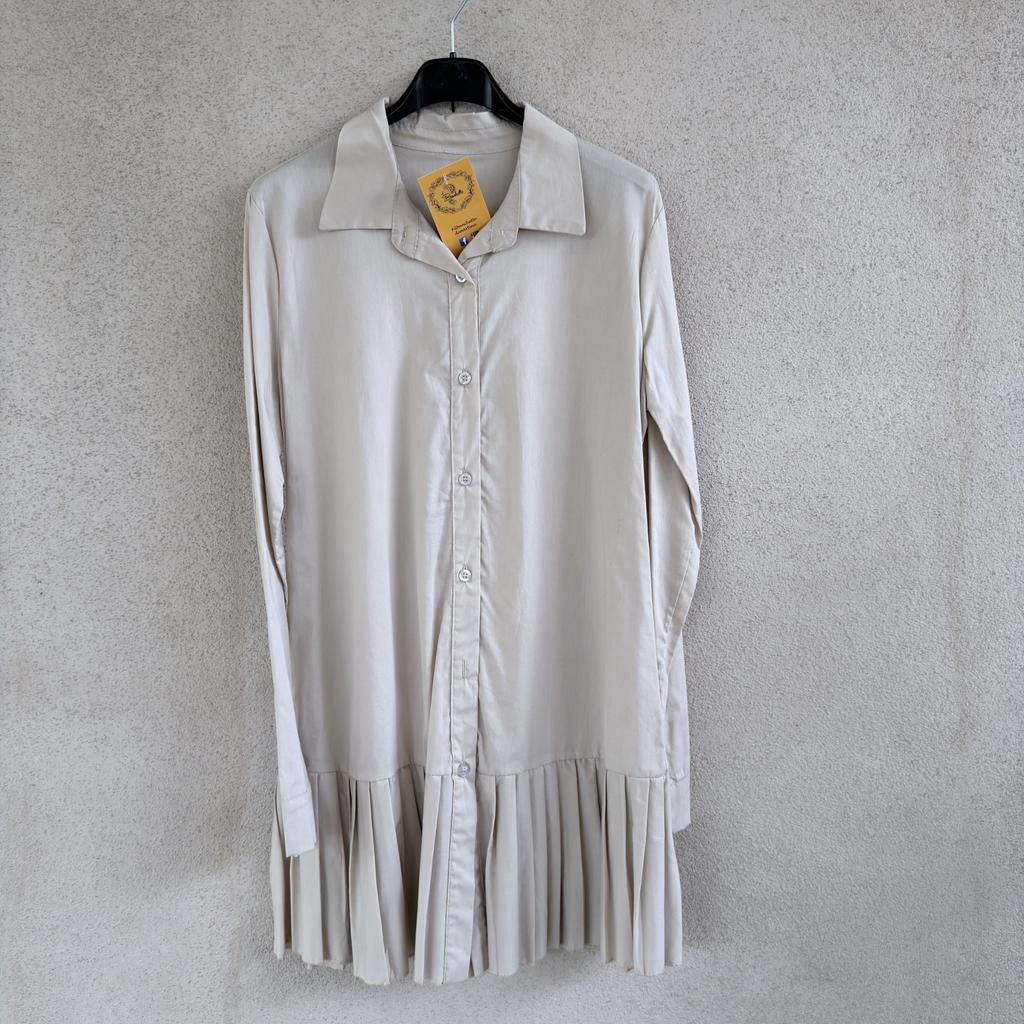 camicia PLISSETTATA