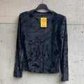 maglia JAPAN grigio/nero fiori velluto