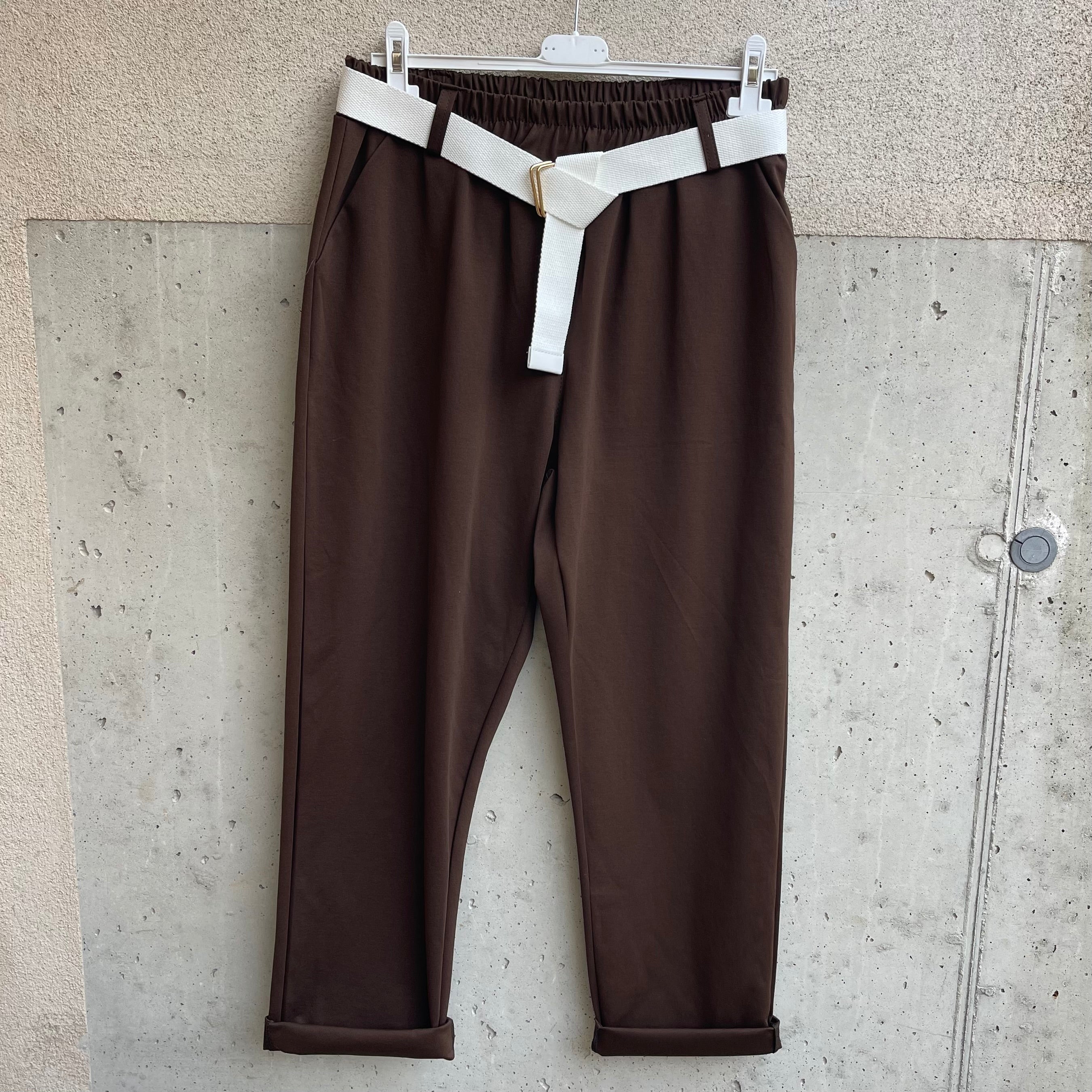 pantalone OVER punto milano sigaretta