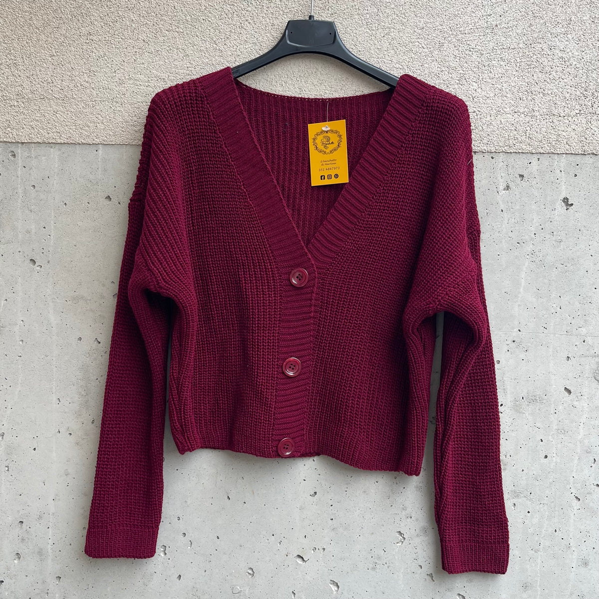 cardigan tre bottoni