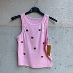 top crop borchie CUORI