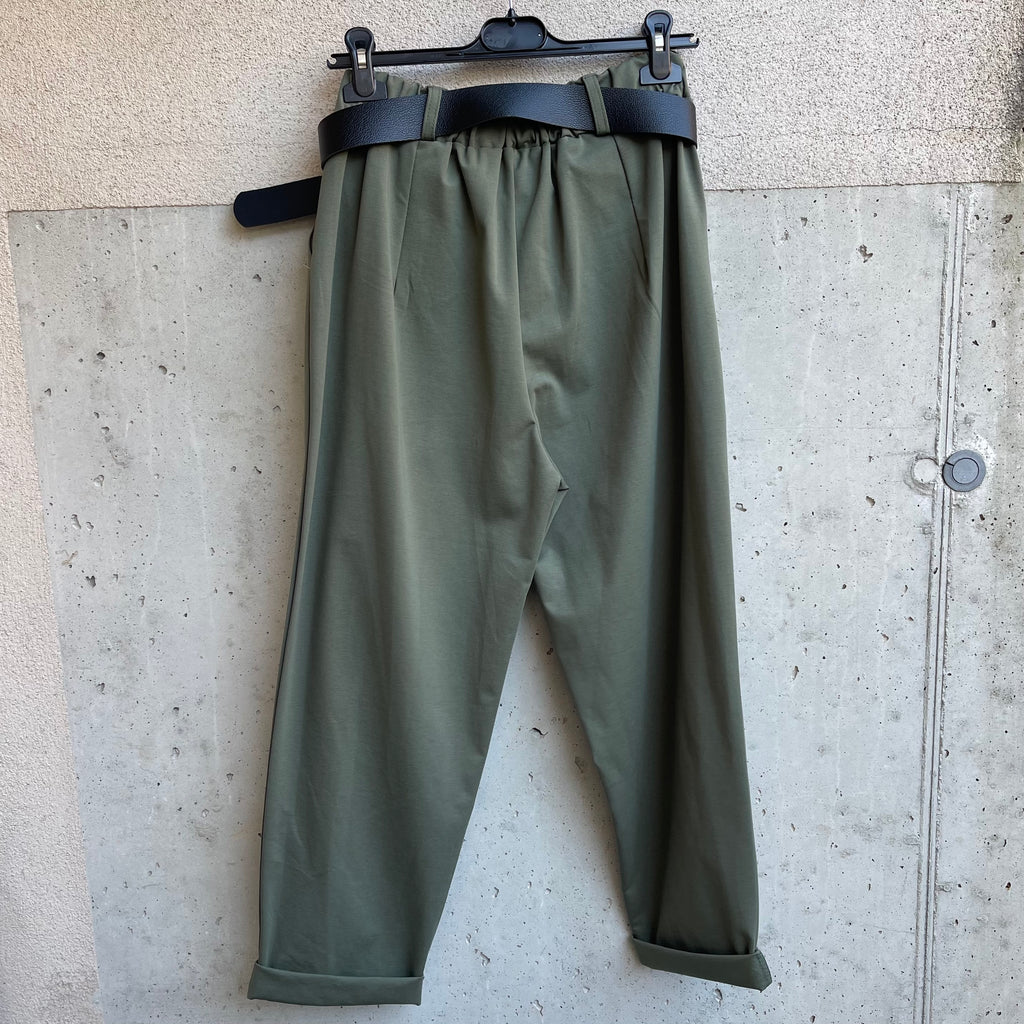 pantalone punto milano CINTURA