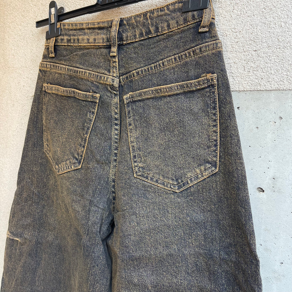 jeans BARREL marrone vintage