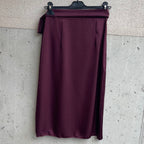 gonna longuette PAREO satin