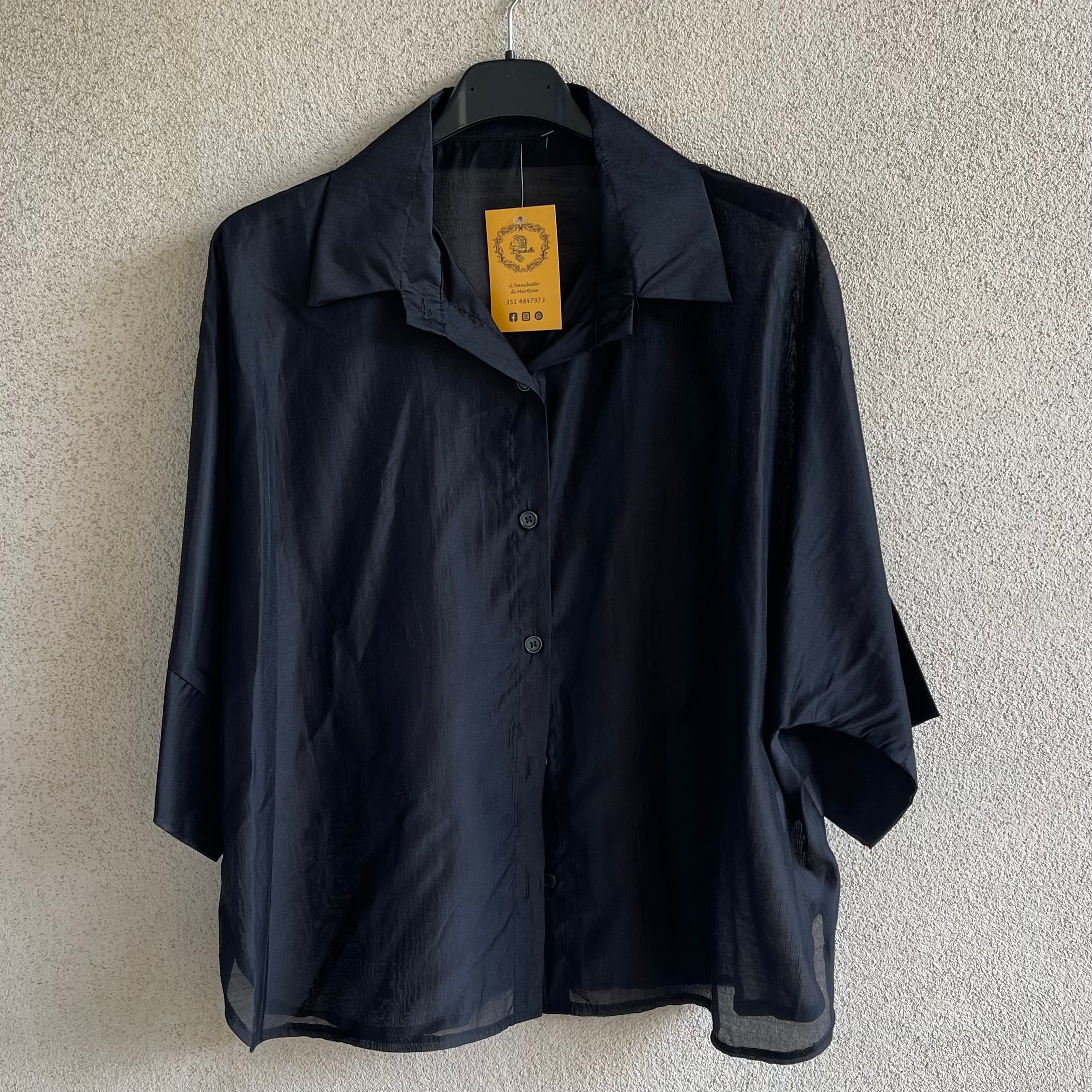 camicia over velata