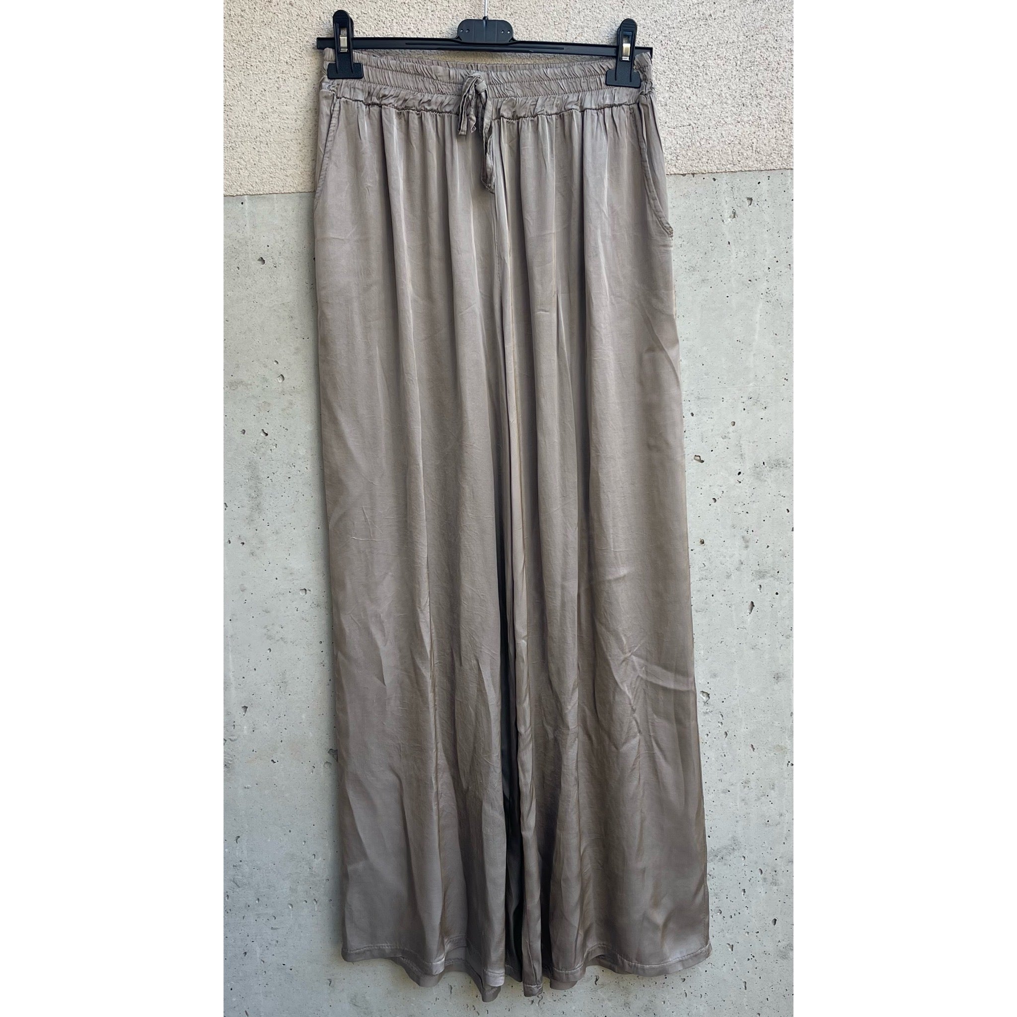 pantalone palazzo EFFETTO SETA