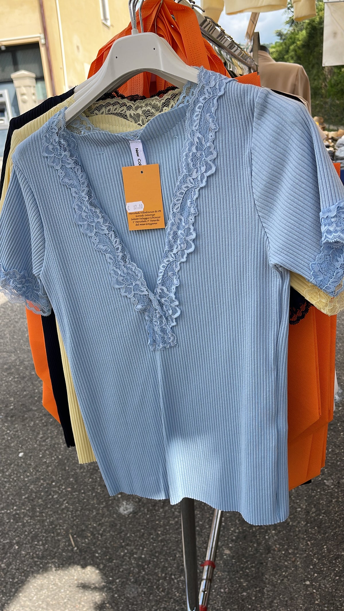 maglia scollo V PiZZO