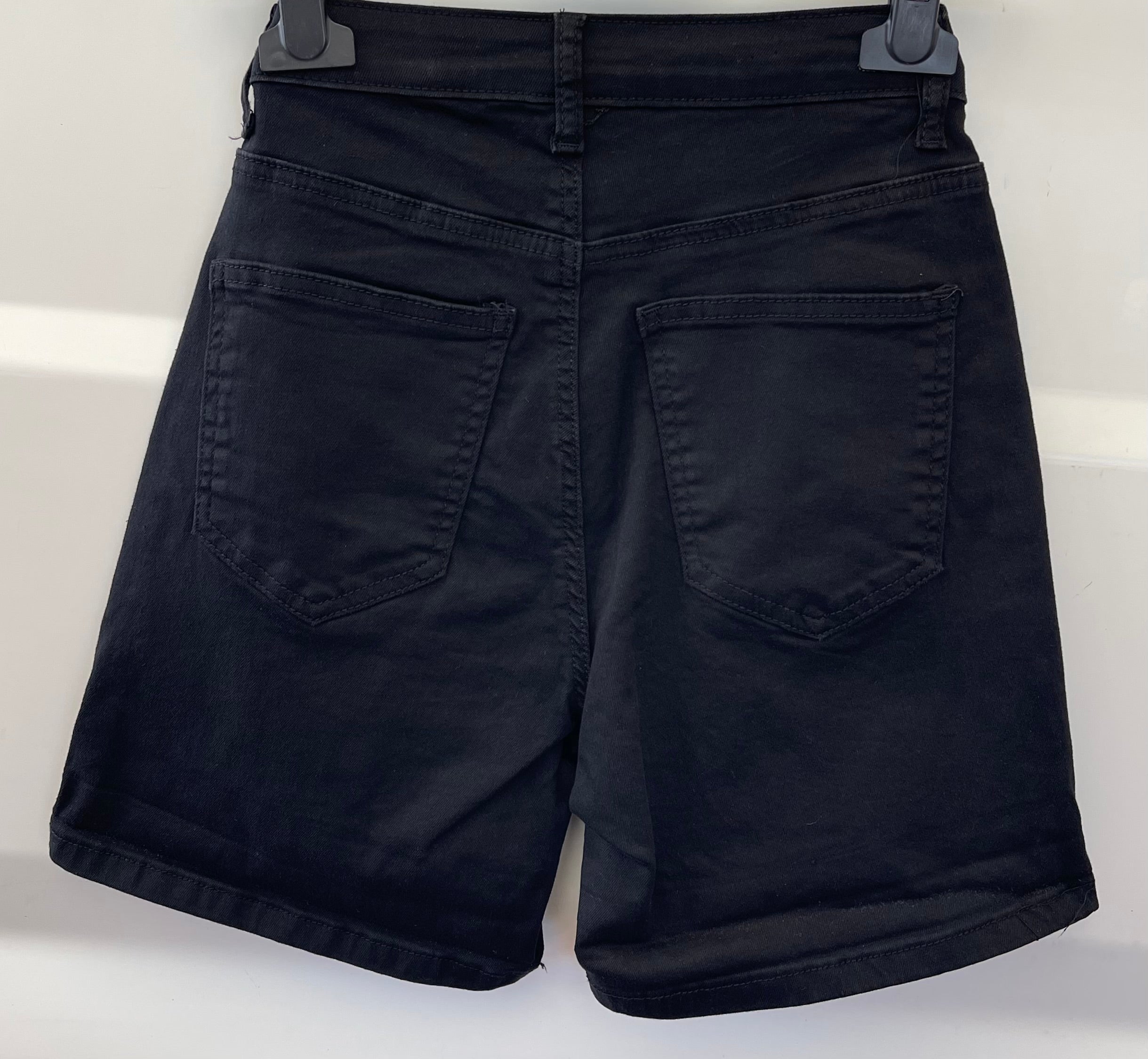 short nero in cotone