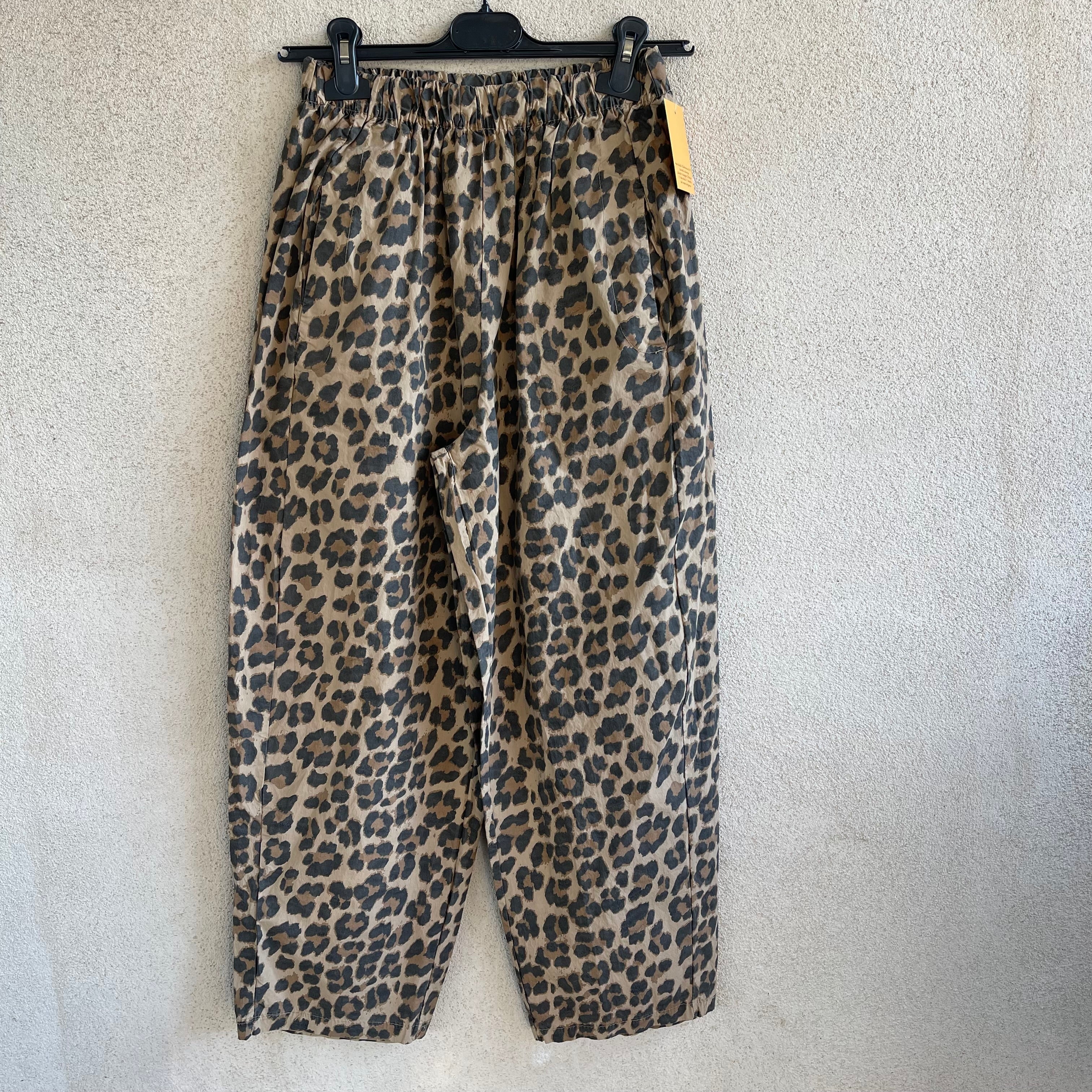 pantalone BARREL maculato
