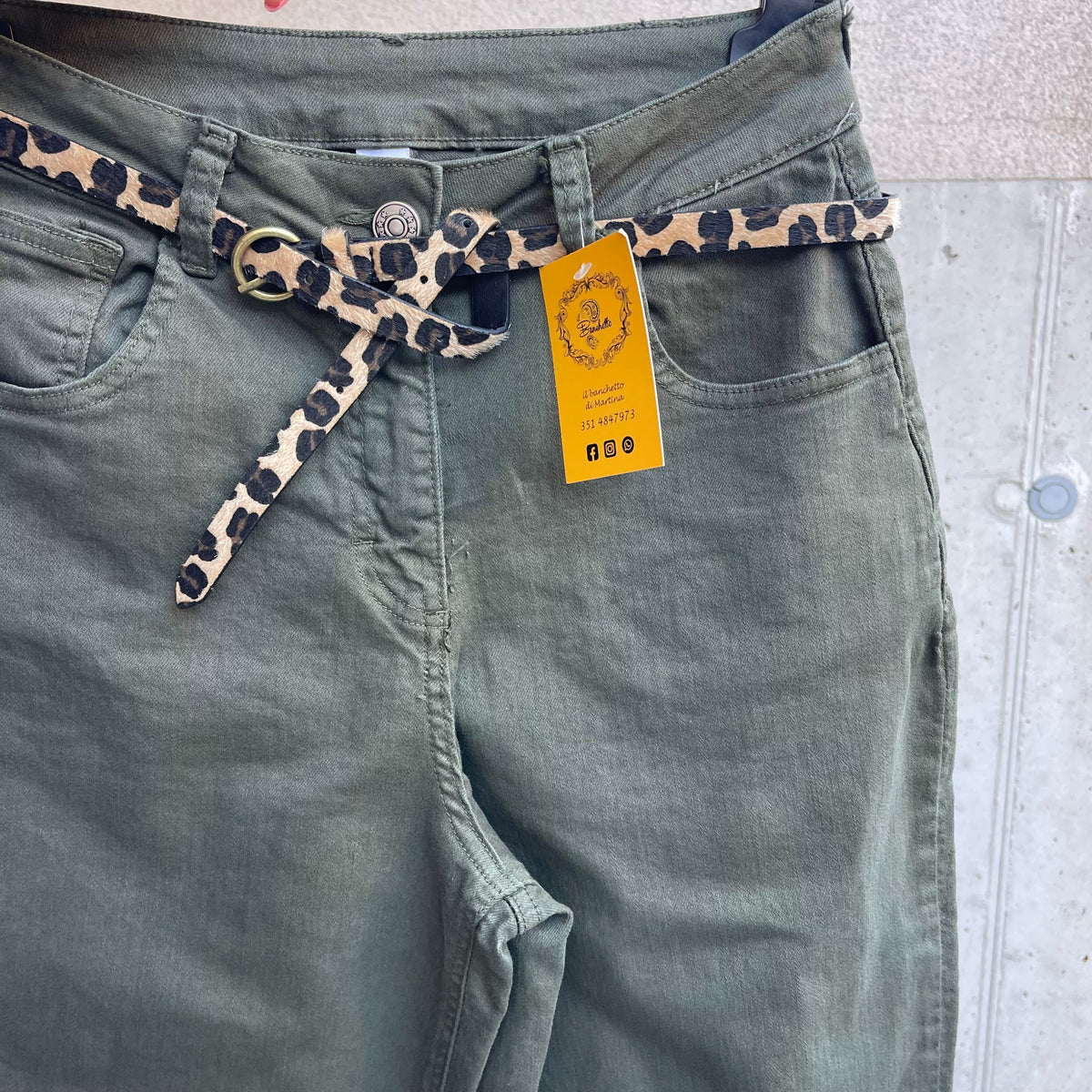 pantalone CROPPED SAFARI