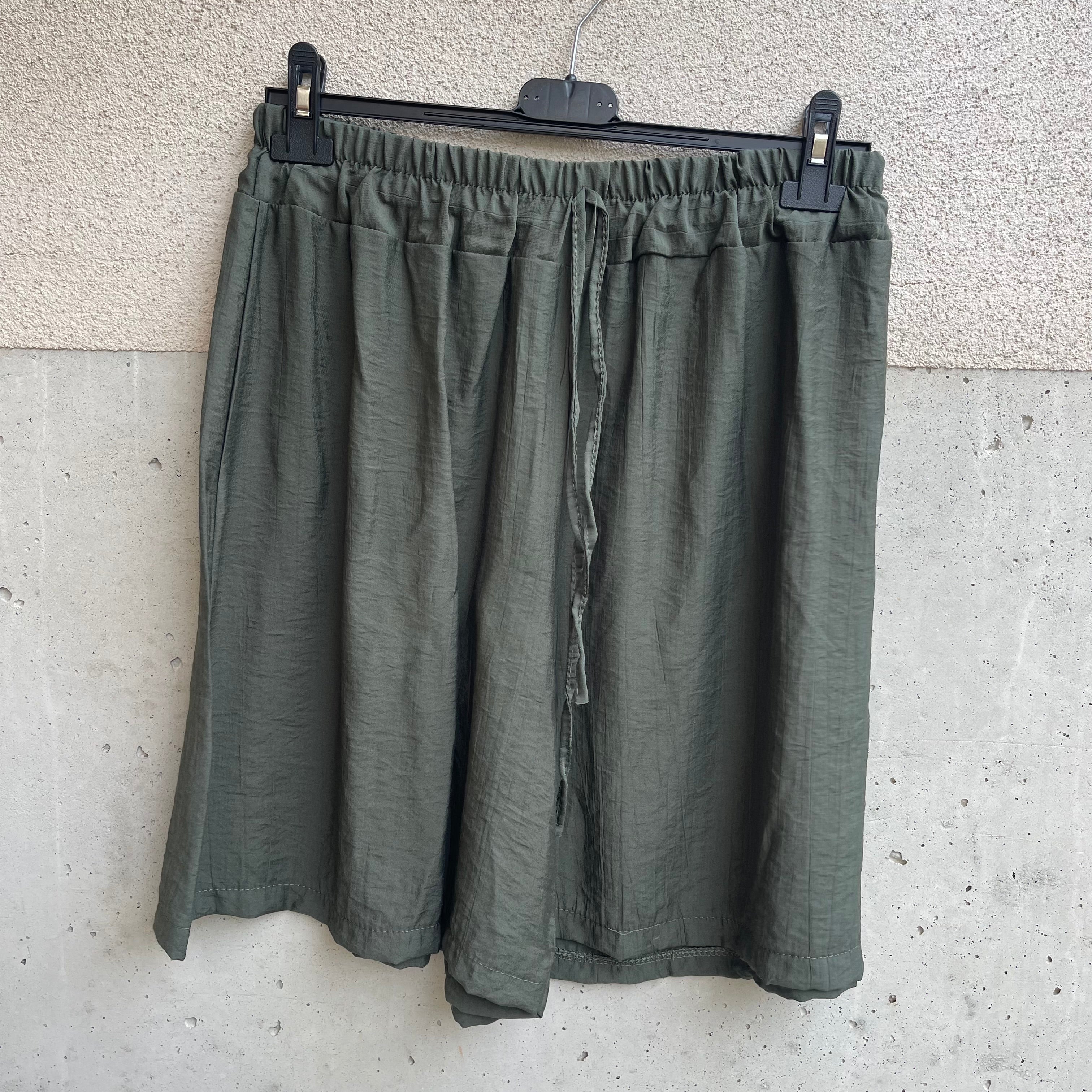 short OVER laccetto viscosa