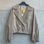 TRENCH corto arricciato