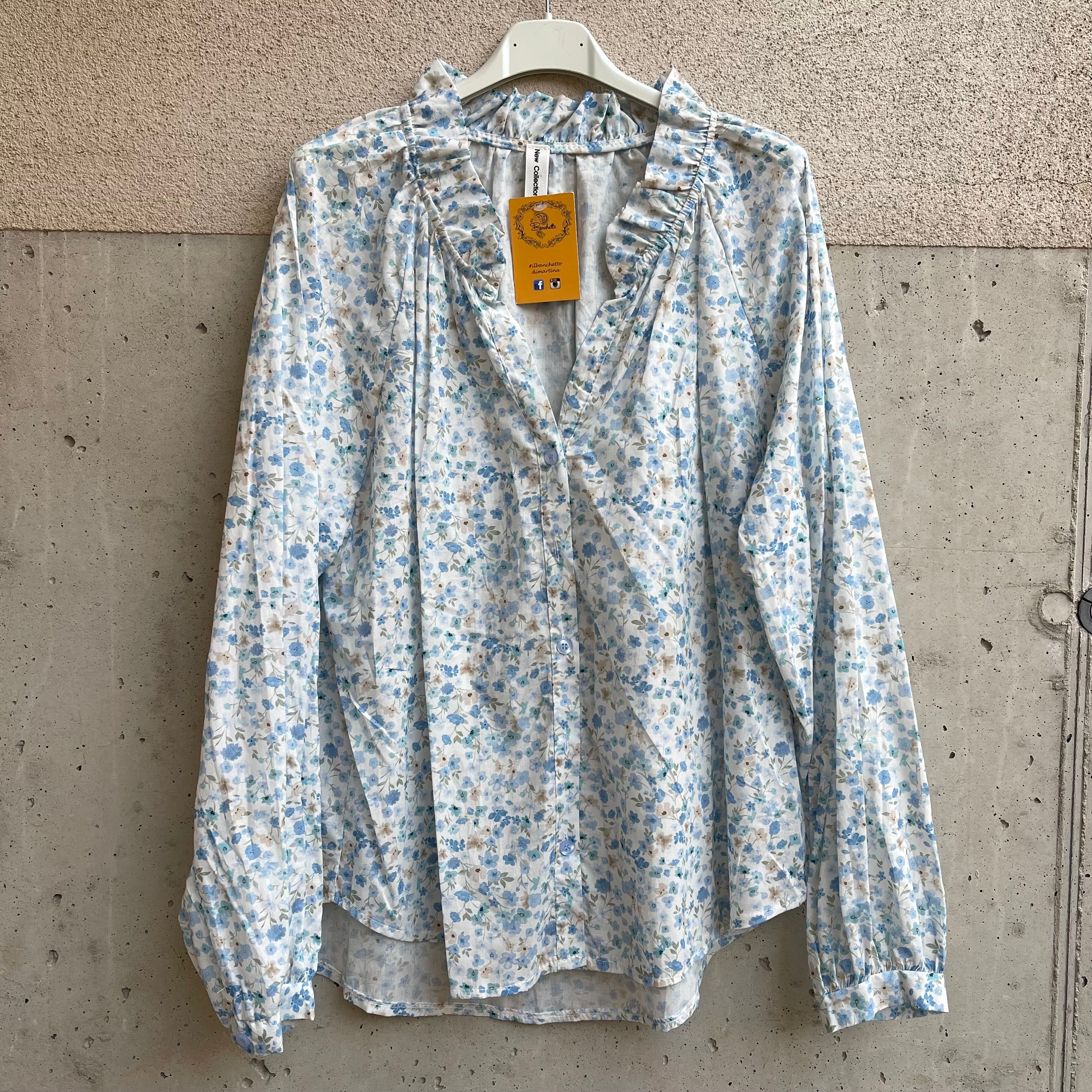 camicia cotone FIORELLINI