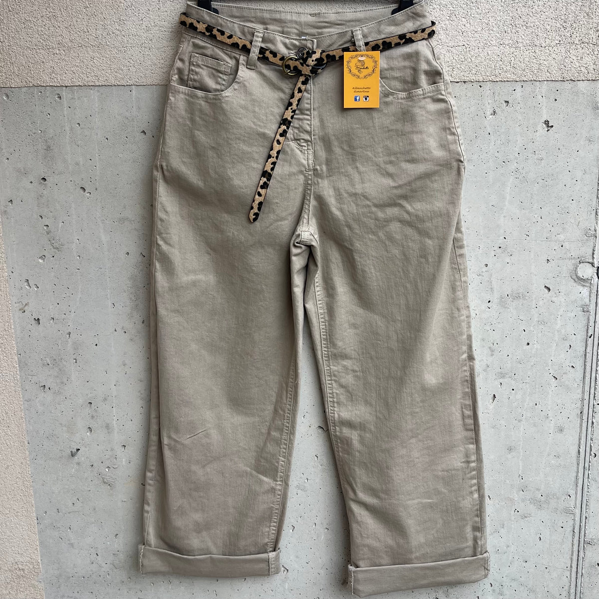 pantalone CROPPED SAFARI