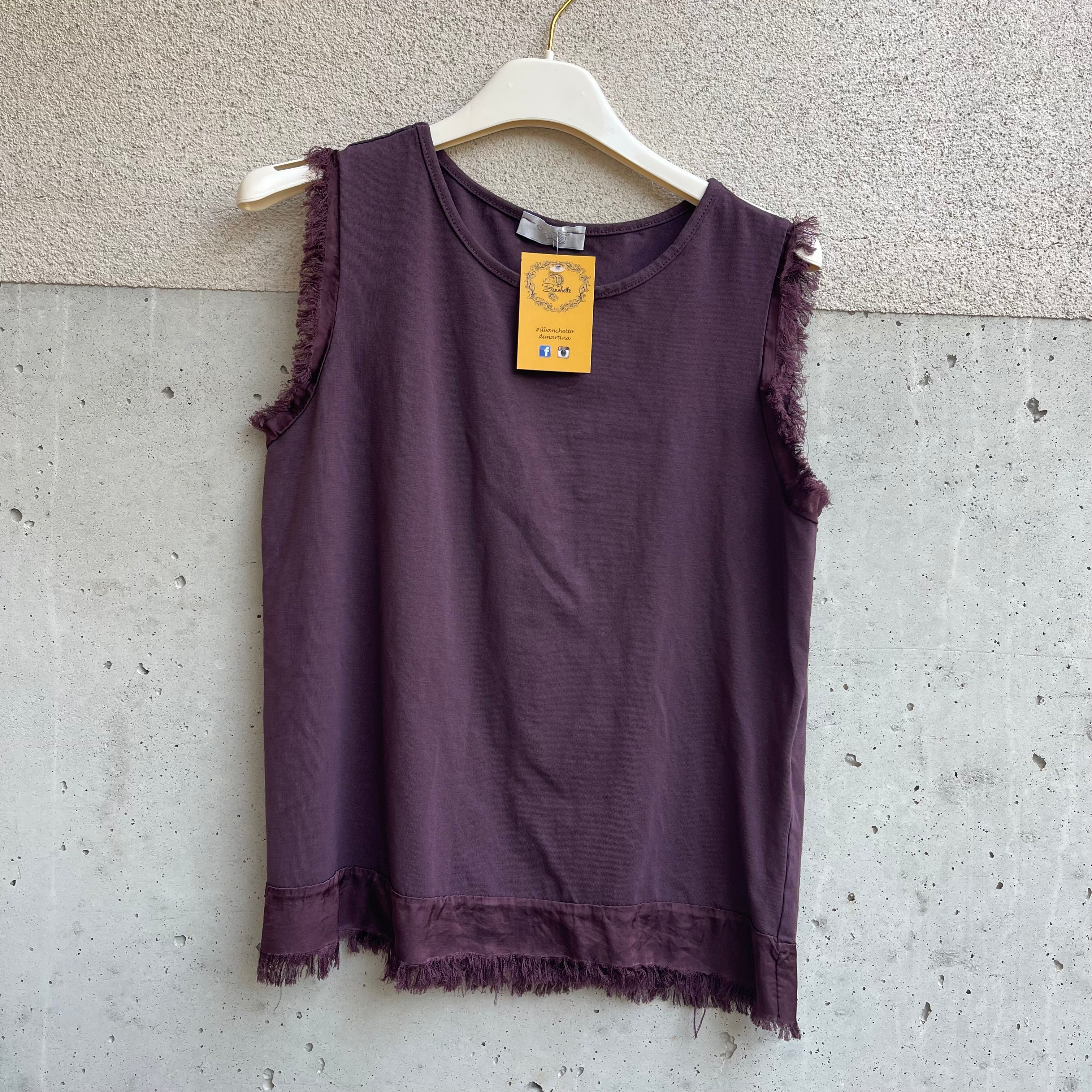 canottina cotone FRANGETTINA